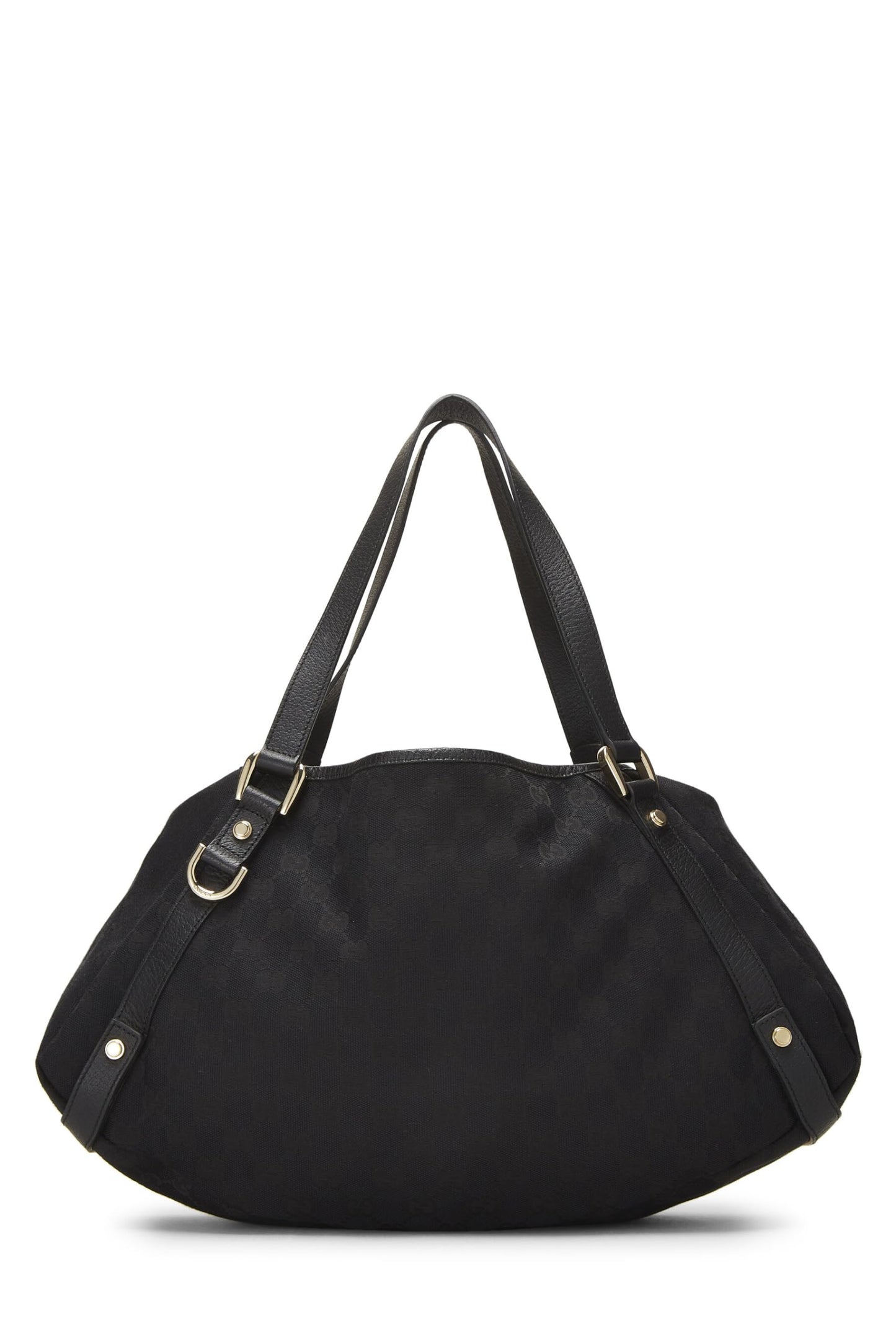 Gucci, Black Original GG Canvas Abbey Tote, Black
