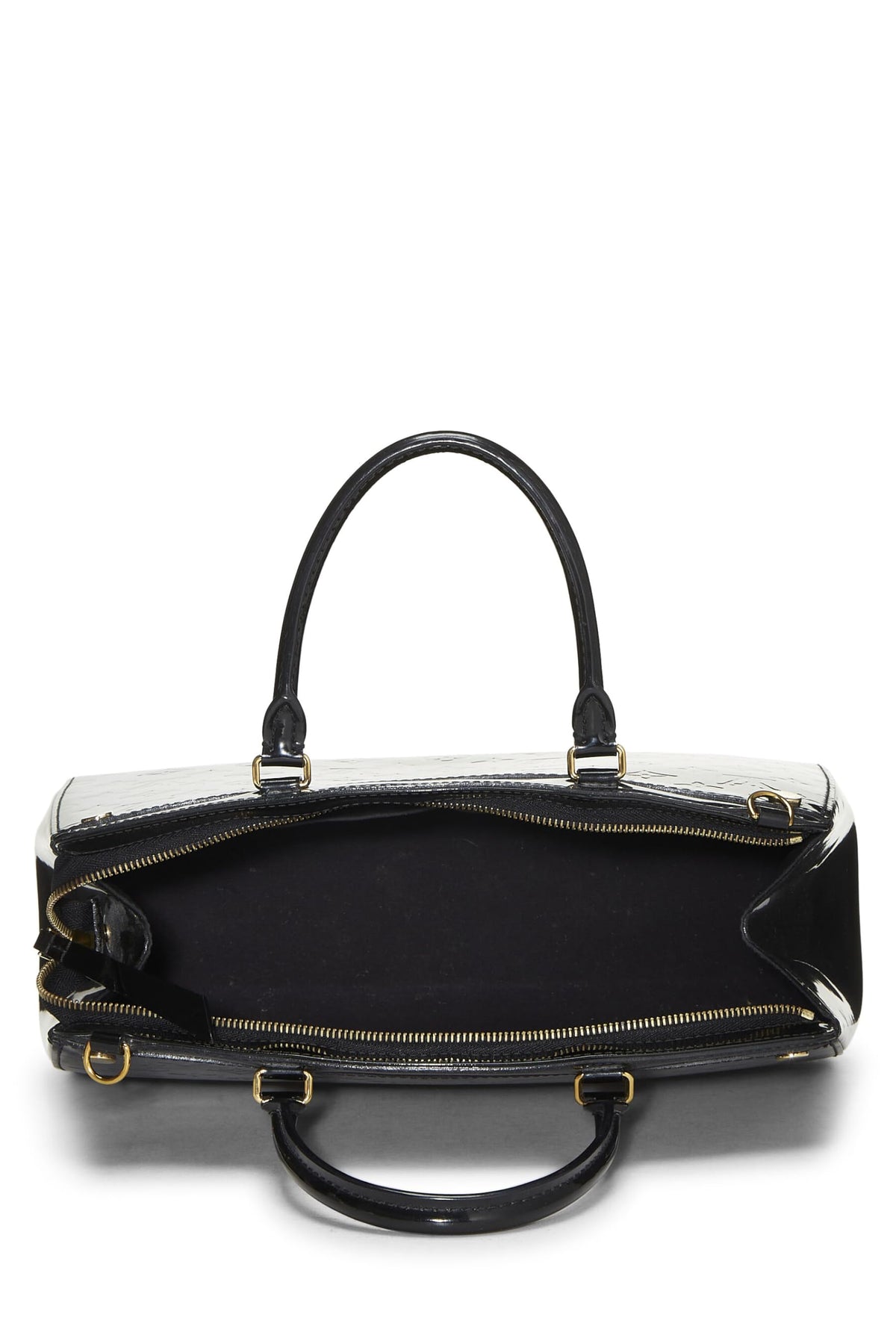 Louis Vuitton,  Black Monogram Vernis Brea MM, Black