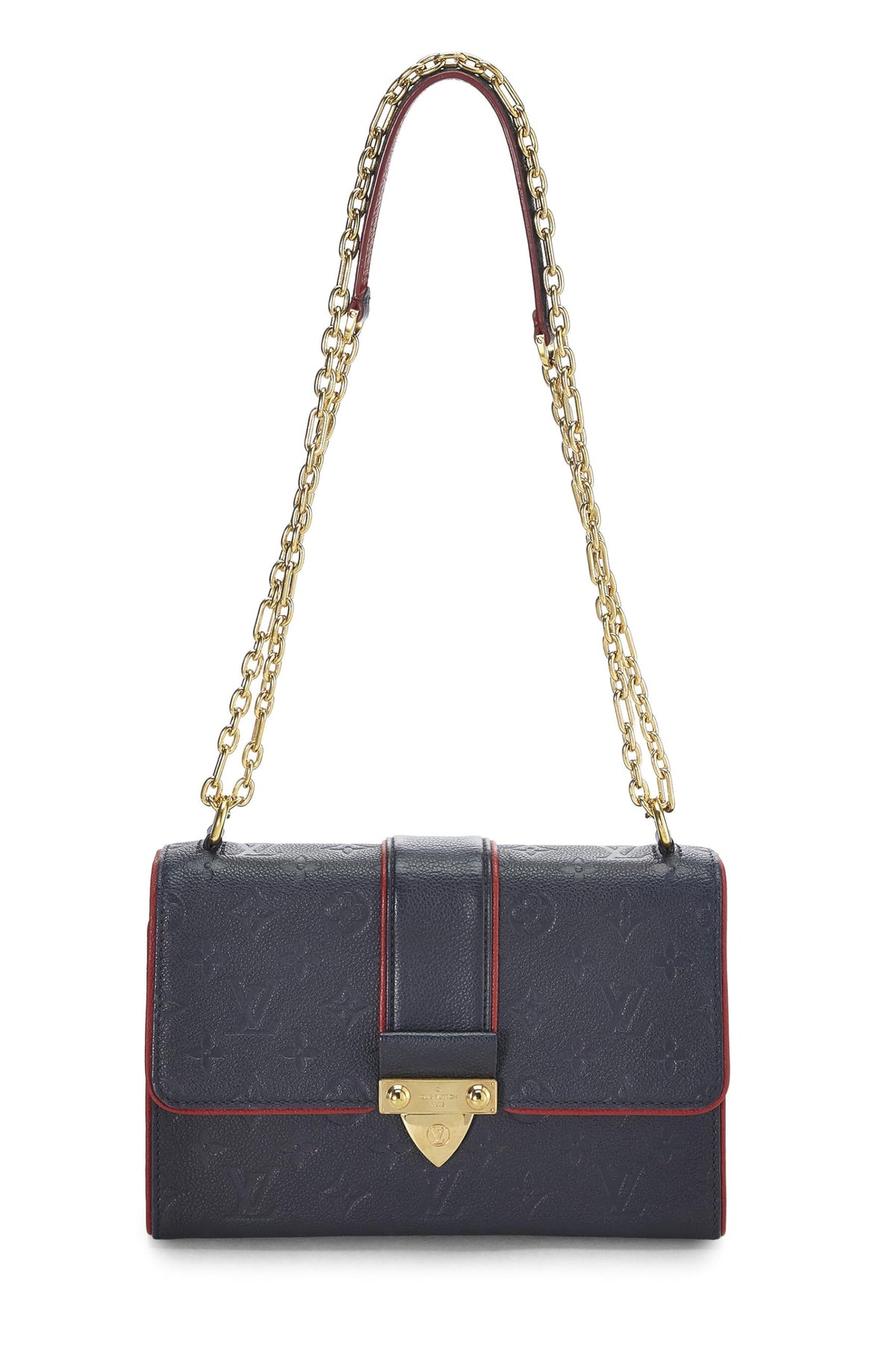 Louis Vuitton,  Bleu Infini Monogram Empreinte Saint Sulpice PM, Navy