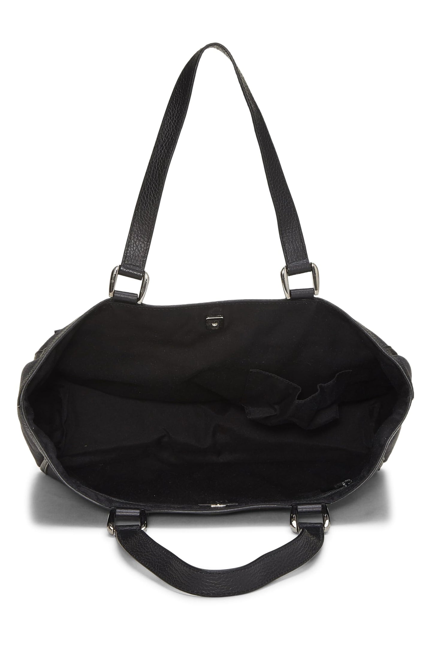 Gucci, Black GG Nylon Abbey Pocket Tote, Black