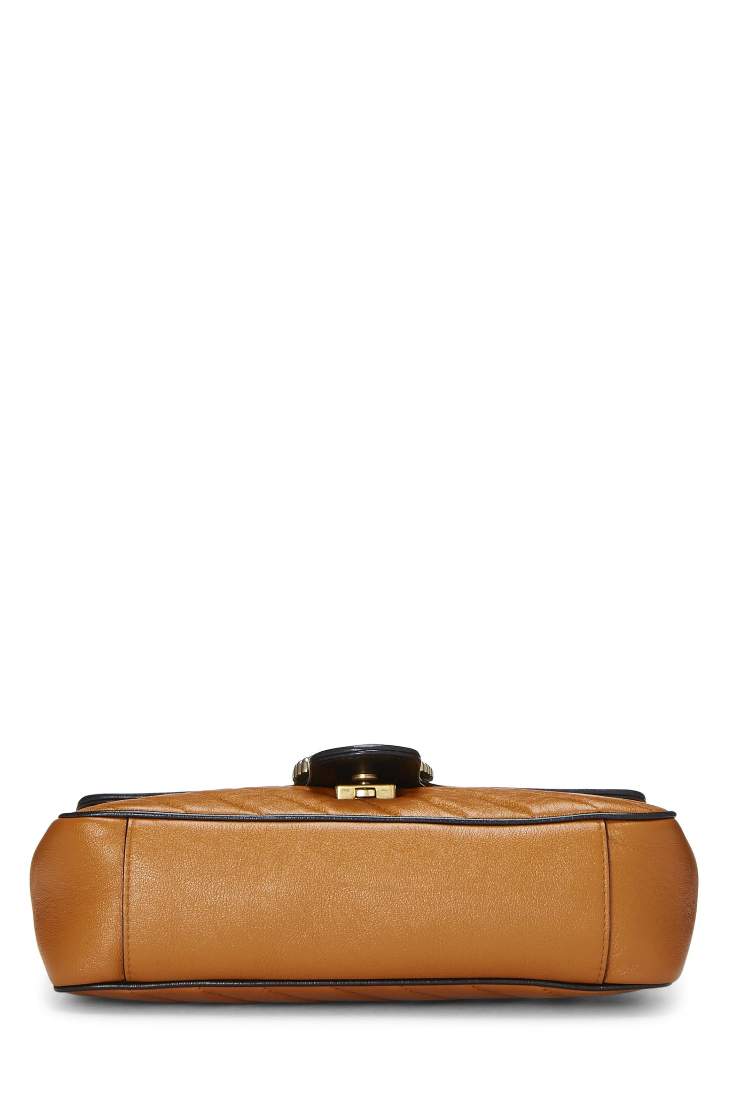 Gucci, Orange Leather Torchon Marmont Shoulder Bag Small, Orange