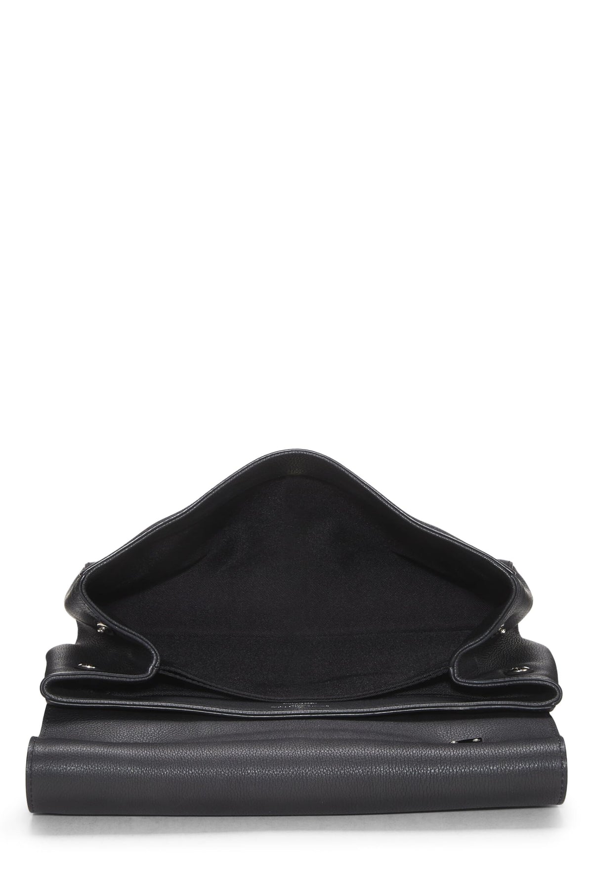 Louis Vuitton,  Black Leather Lock Me MM, Black