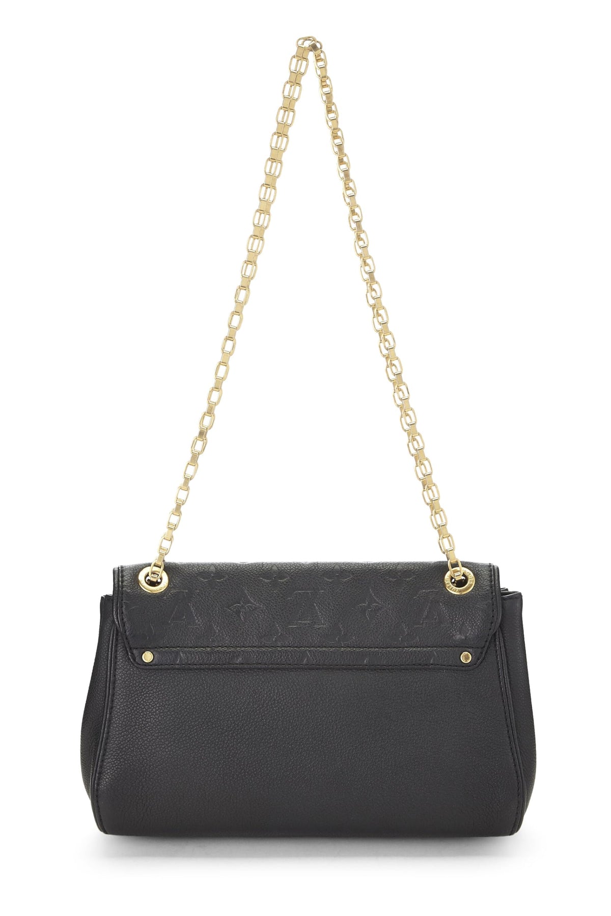 Louis Vuitton,  Black Monogram Empreinte Saint Germain PM, Black
