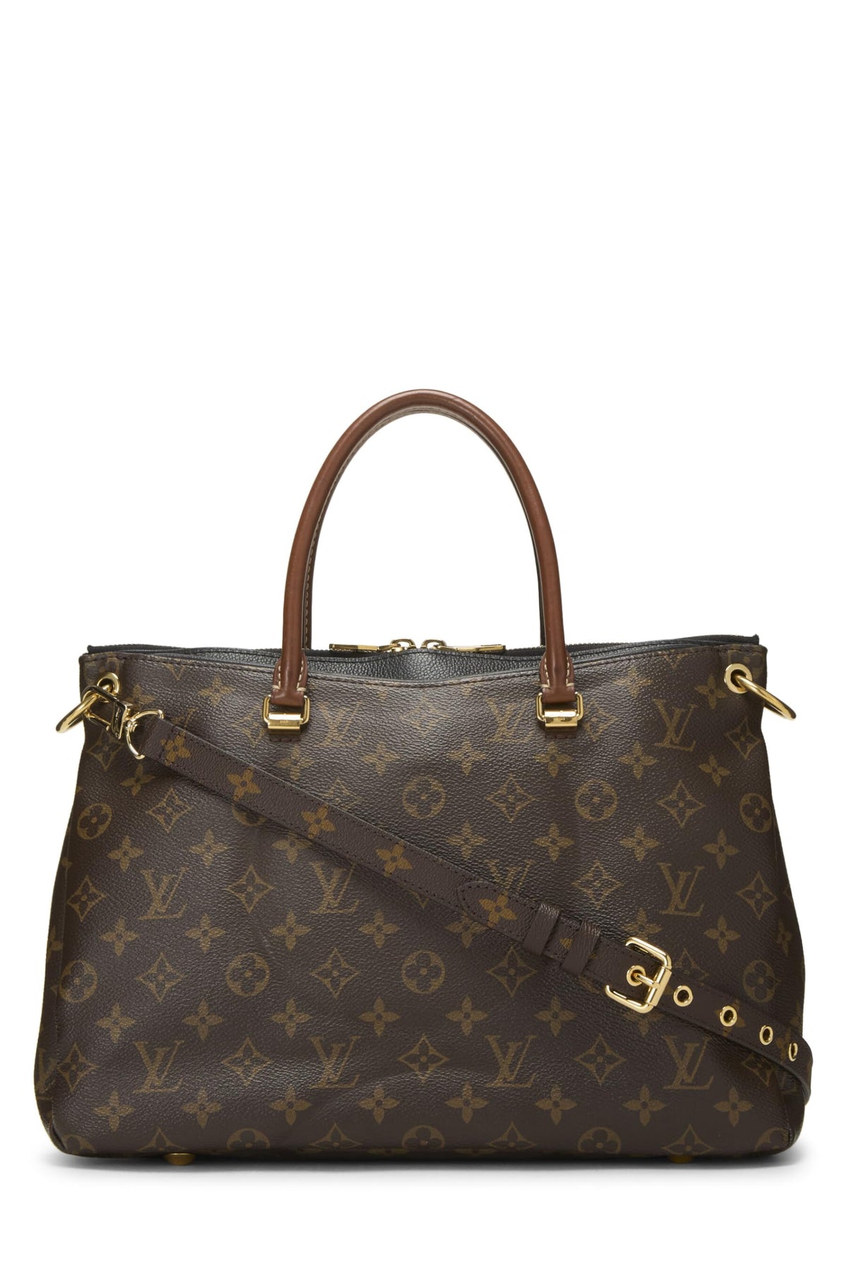 Louis Vuitton,  Black Monogram Canvas Pallas, Black