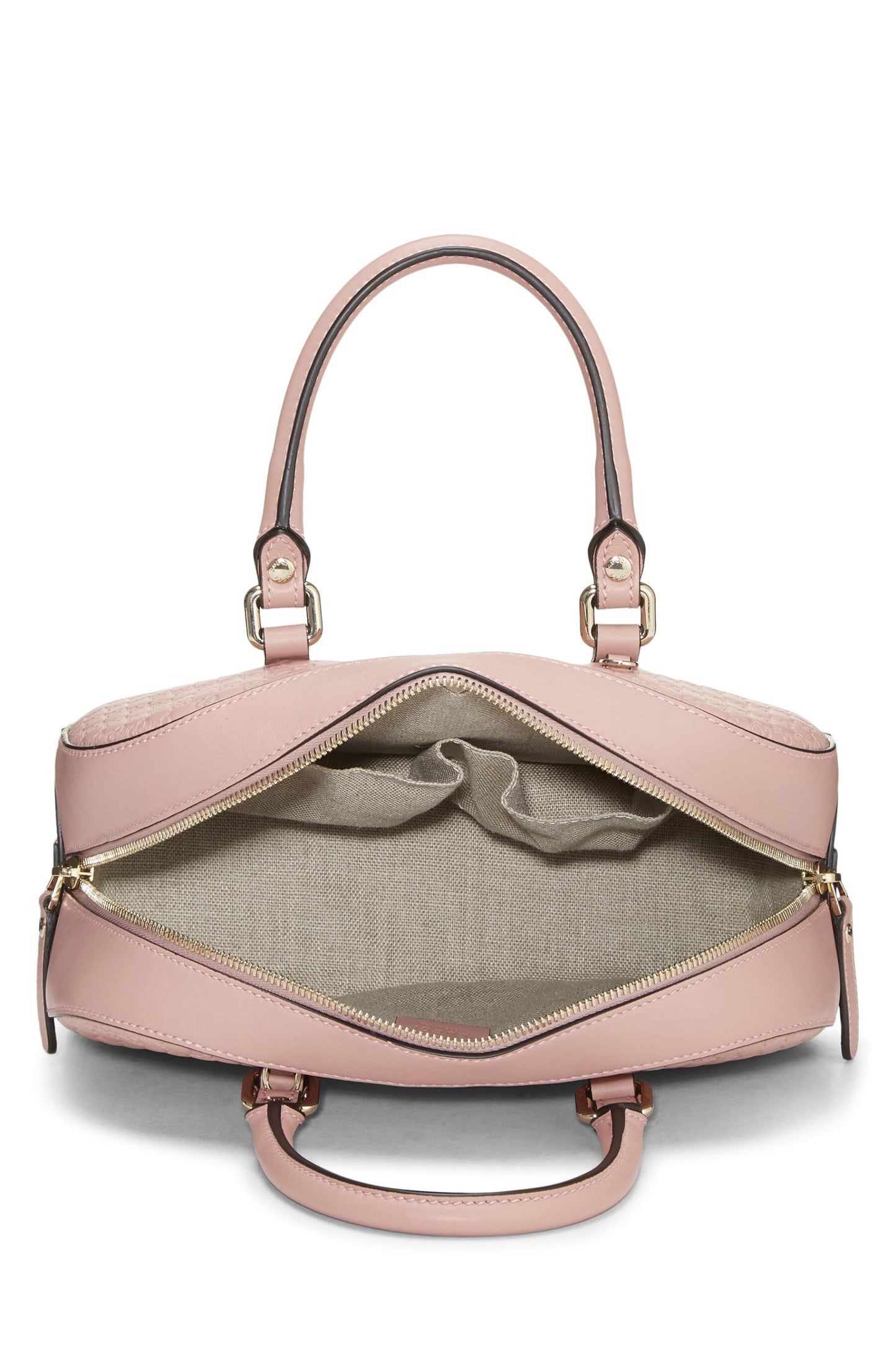 Gucci, Pink Microguccissima Leather Convertible Handbag, Pink
