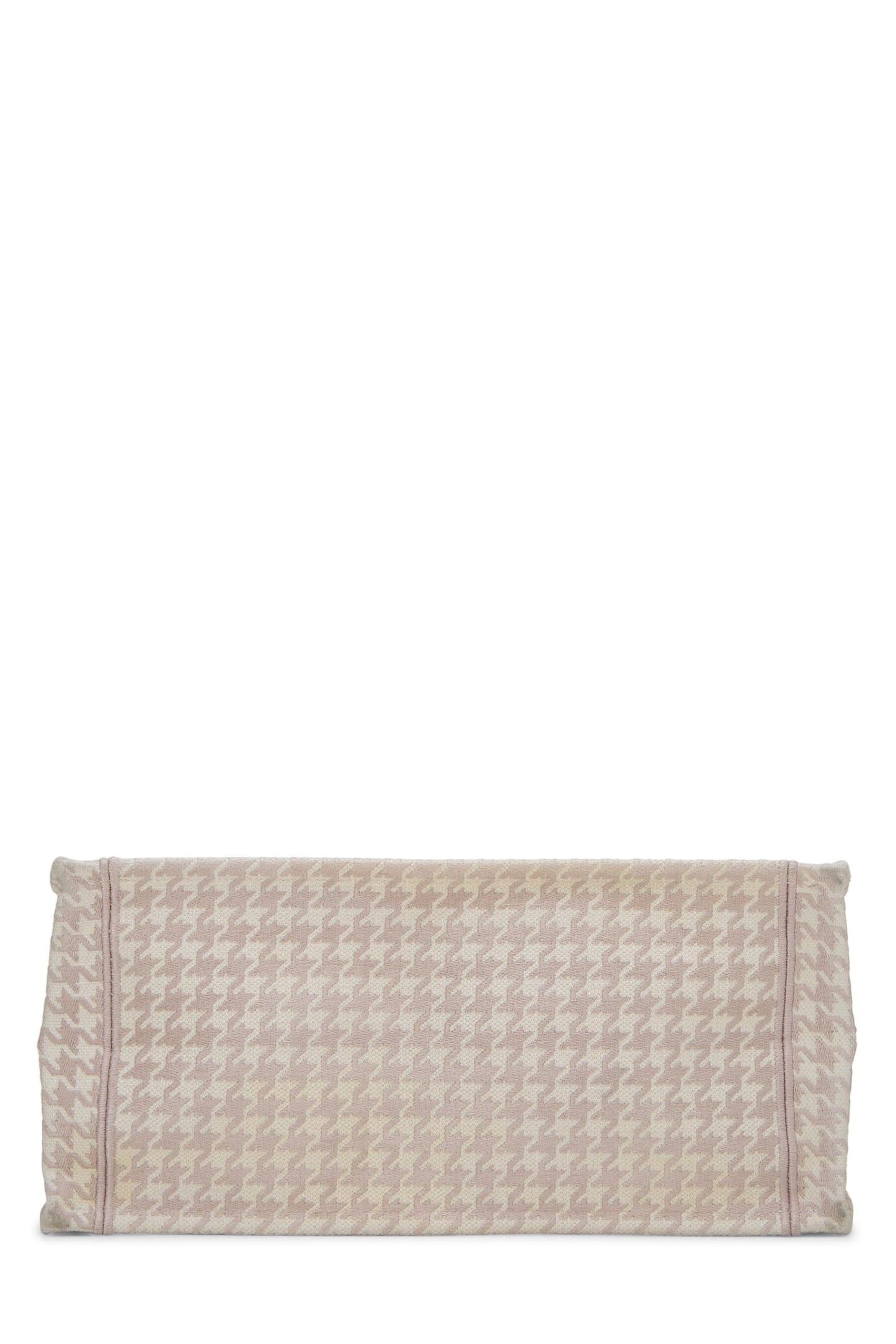 Dior,  Pink Canvas Houndstooth Book Tote Medium, Pink
