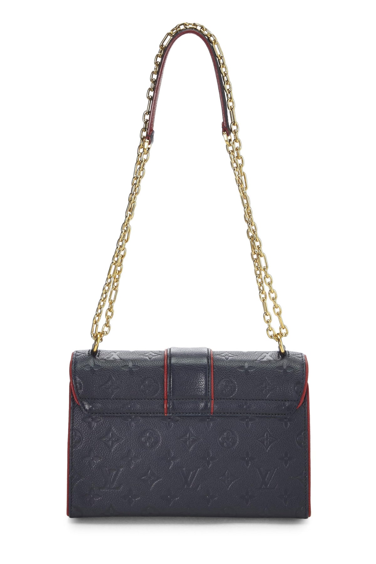 Louis Vuitton,  Bleu Infini Monogram Empreinte Saint Sulpice PM, Navy