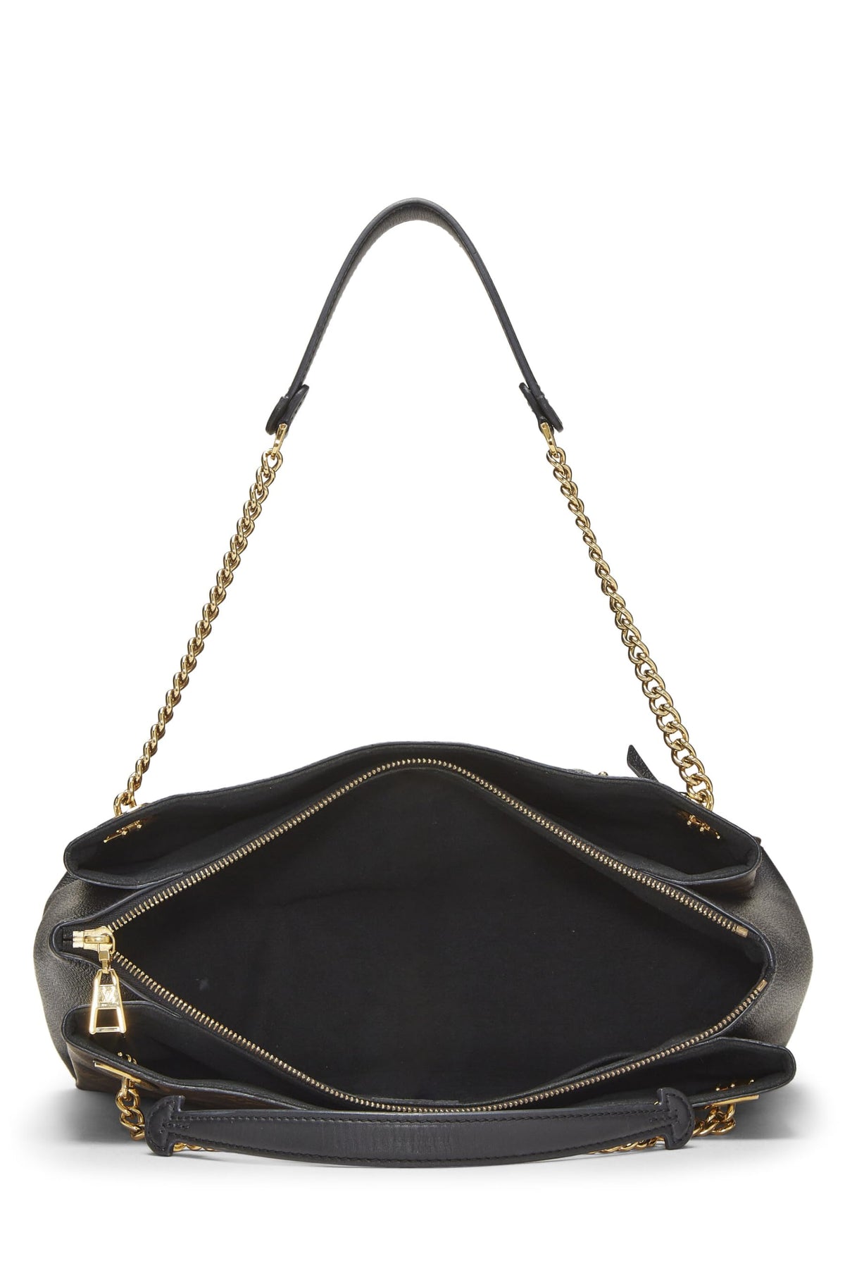 Louis Vuitton,  Black Monogram Canvas Surene MM, Black