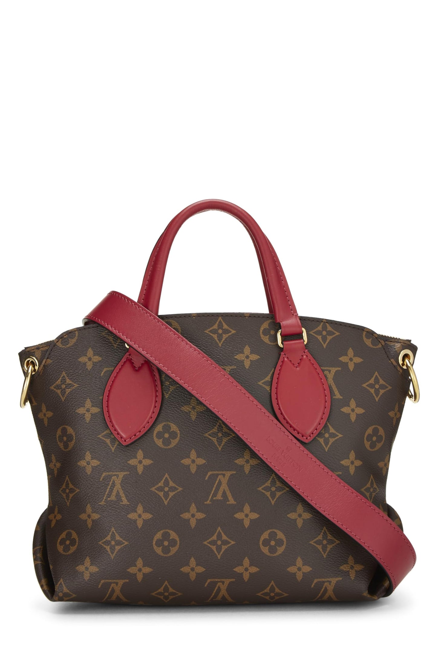 Louis Vuitton,  Red Monogram Flower Zip Tote PM, Red