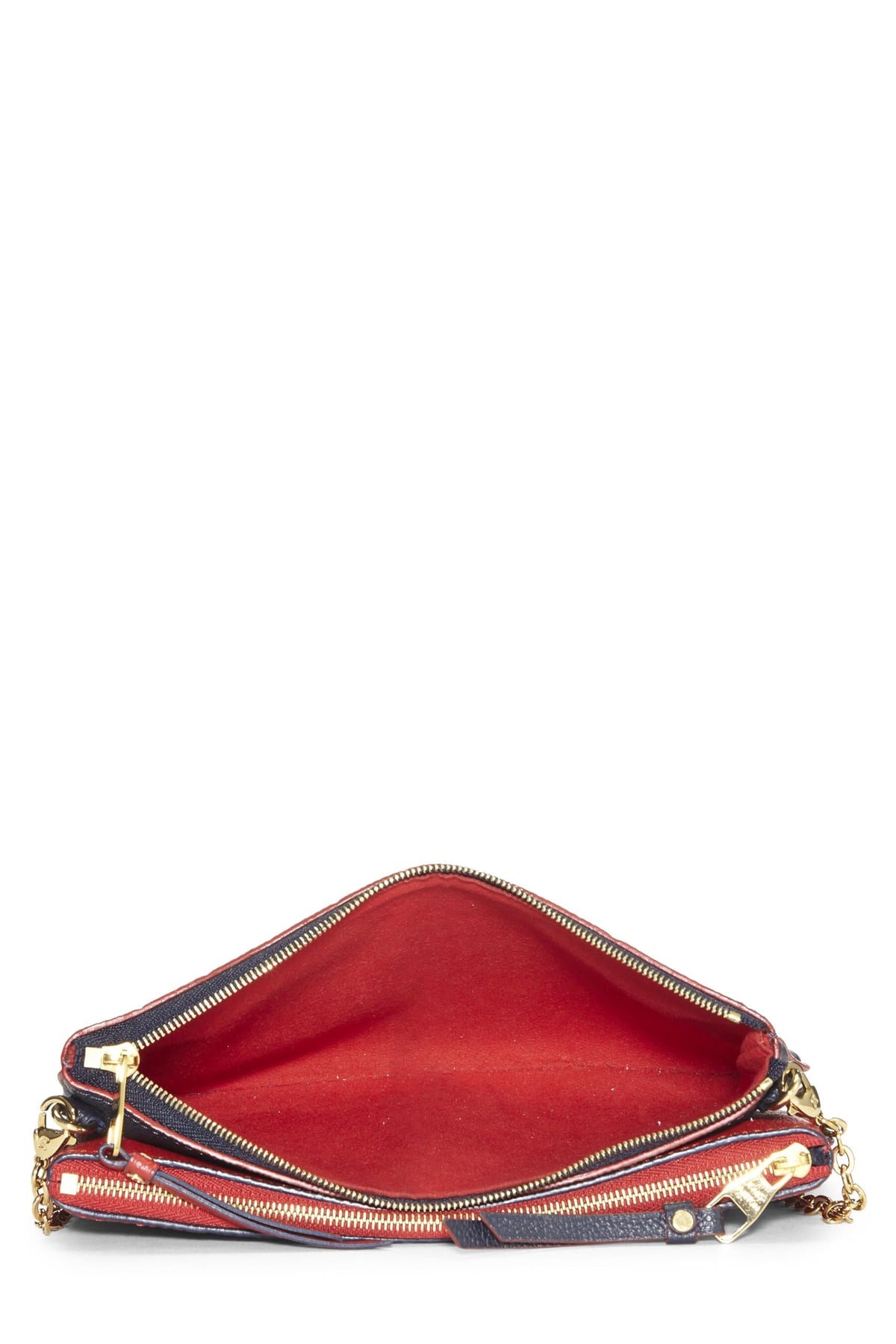 Louis Vuitton,  Multicolor Monogram Empreinte Double Zip Pochette, Multi