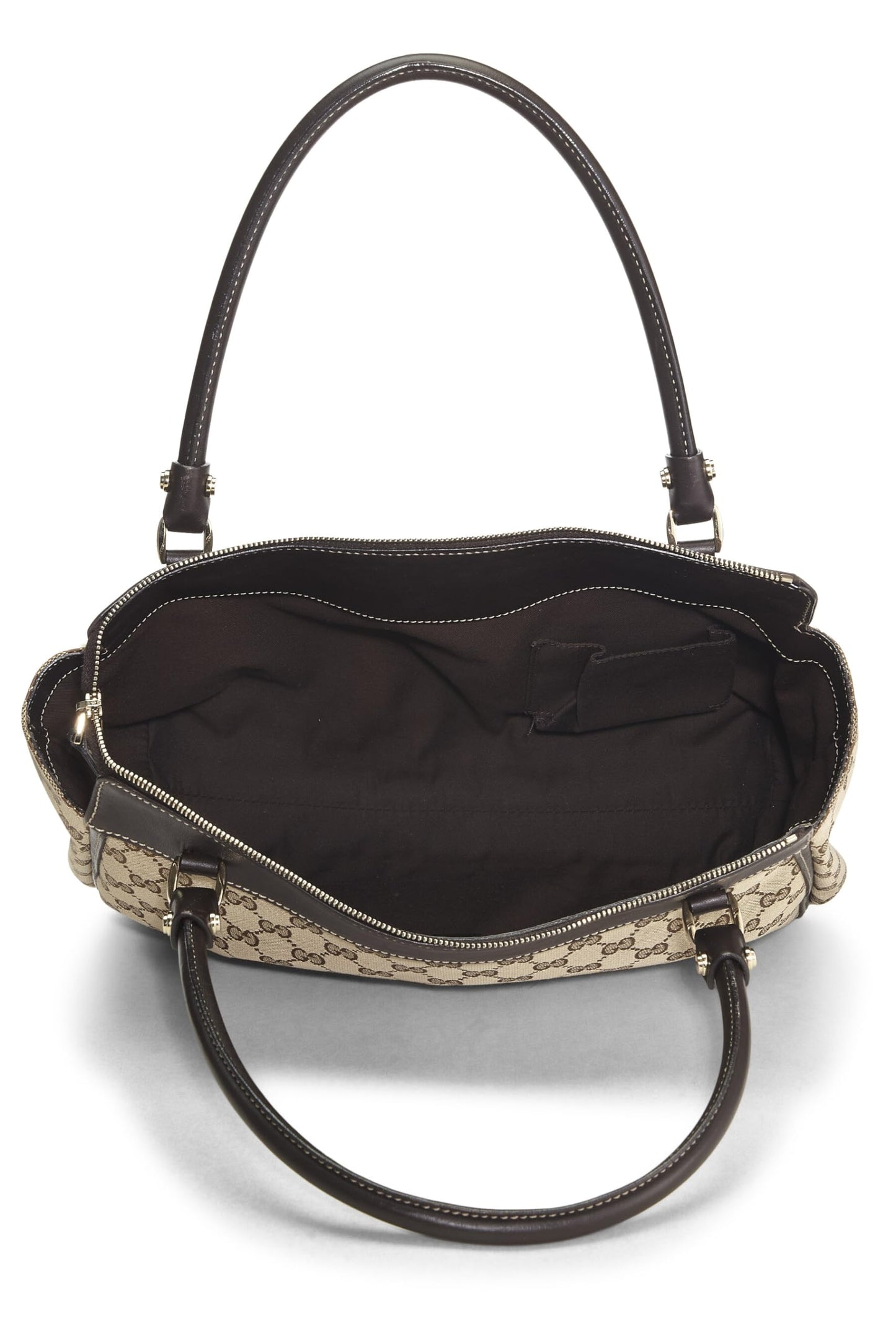 Gucci, Original GG Canvas Abbey Zip Tote, Brown