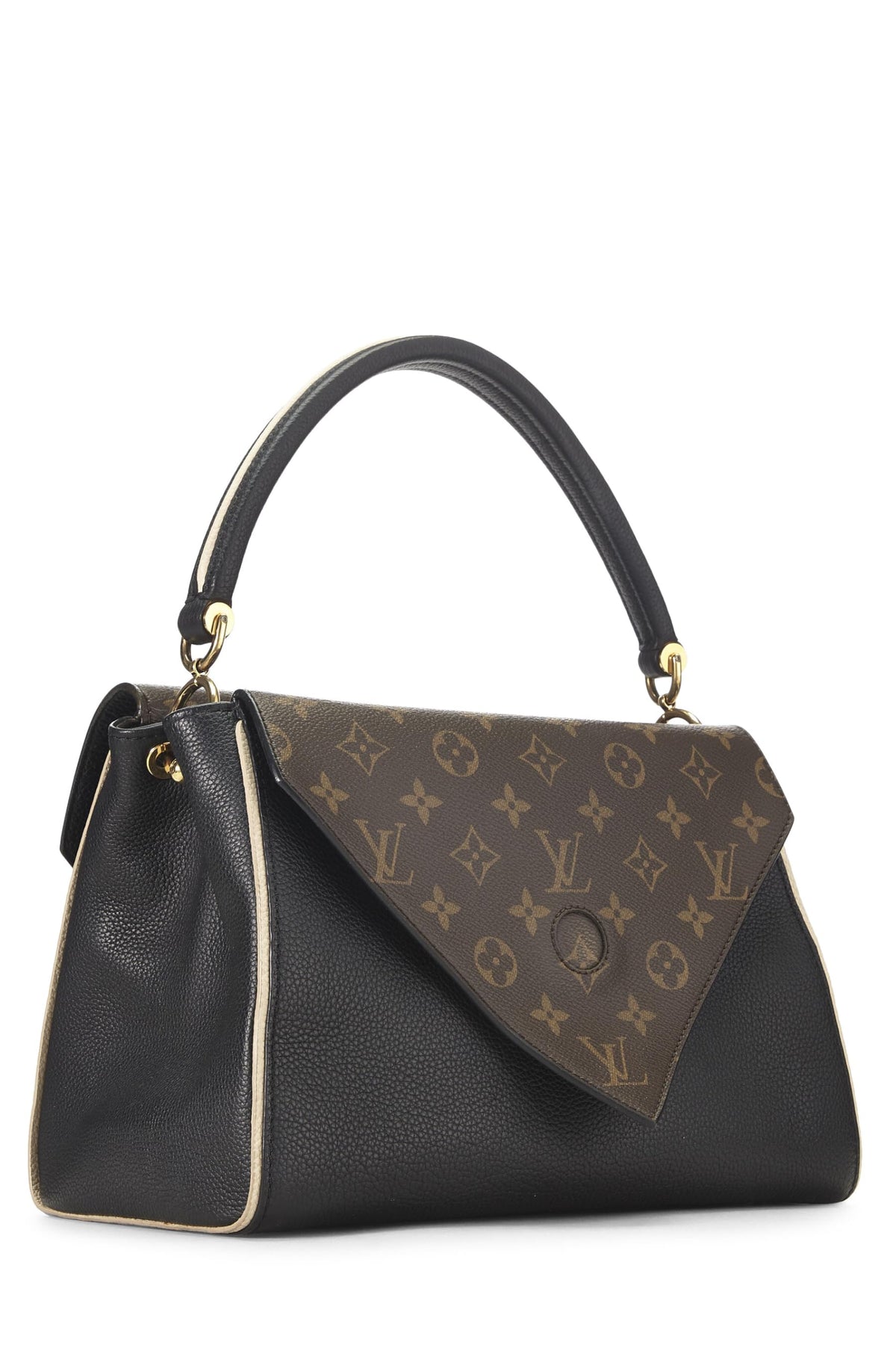 Louis Vuitton,  Black Monogram Double V Bag, Black