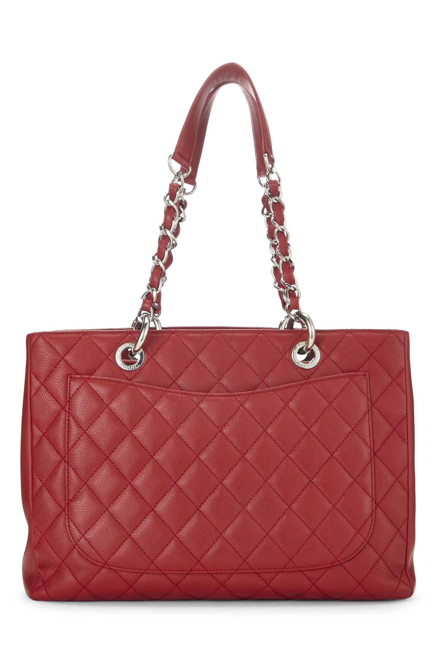 Chanel,  Red Caviar Grand Shopping Tote (GST), Red