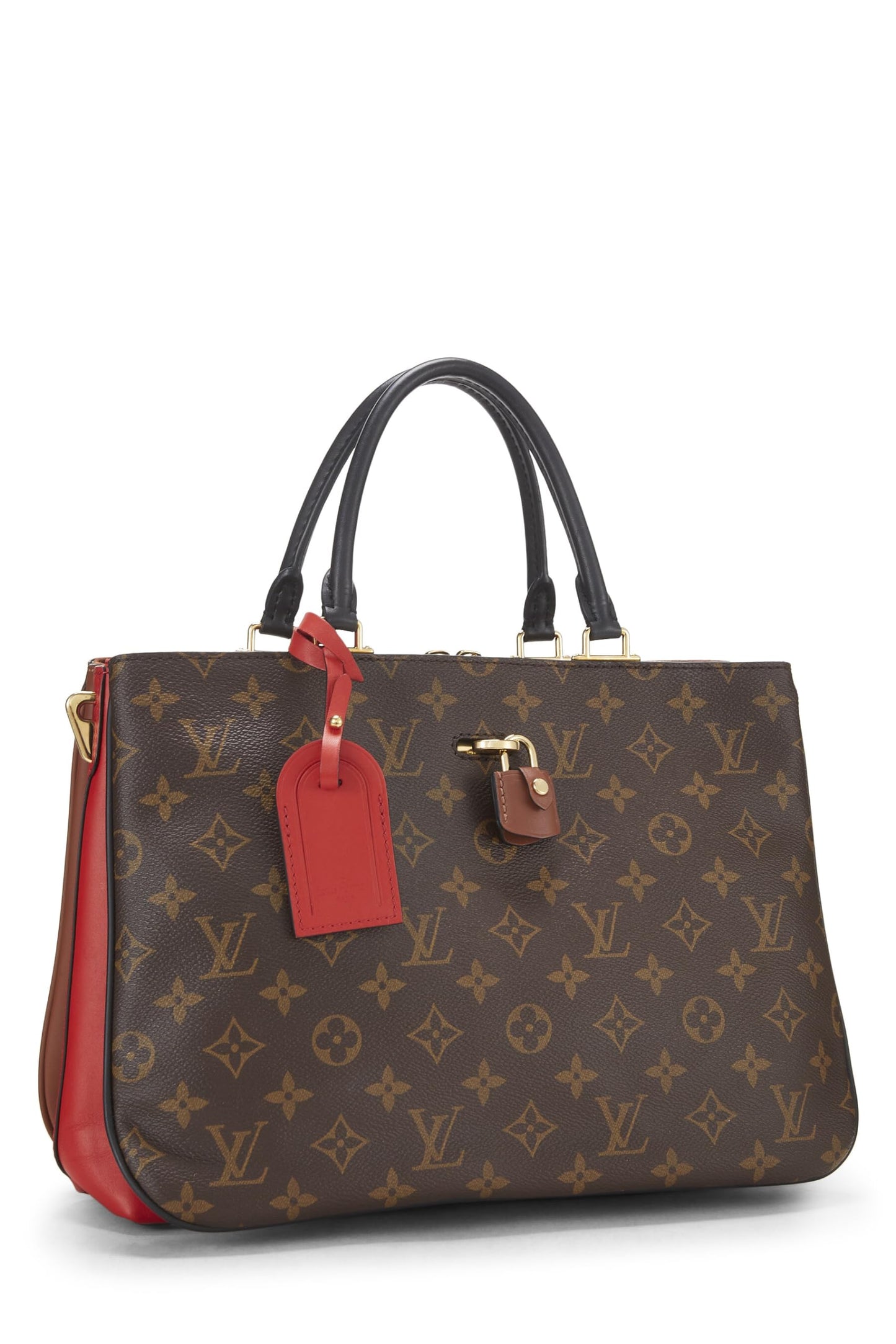 Louis Vuitton,  Red Monogram Millefeuille Tote, Red