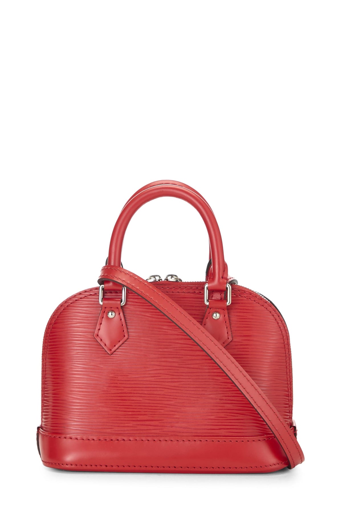 Louis Vuitton,  Coquelicot Epi Alma Nano, Red