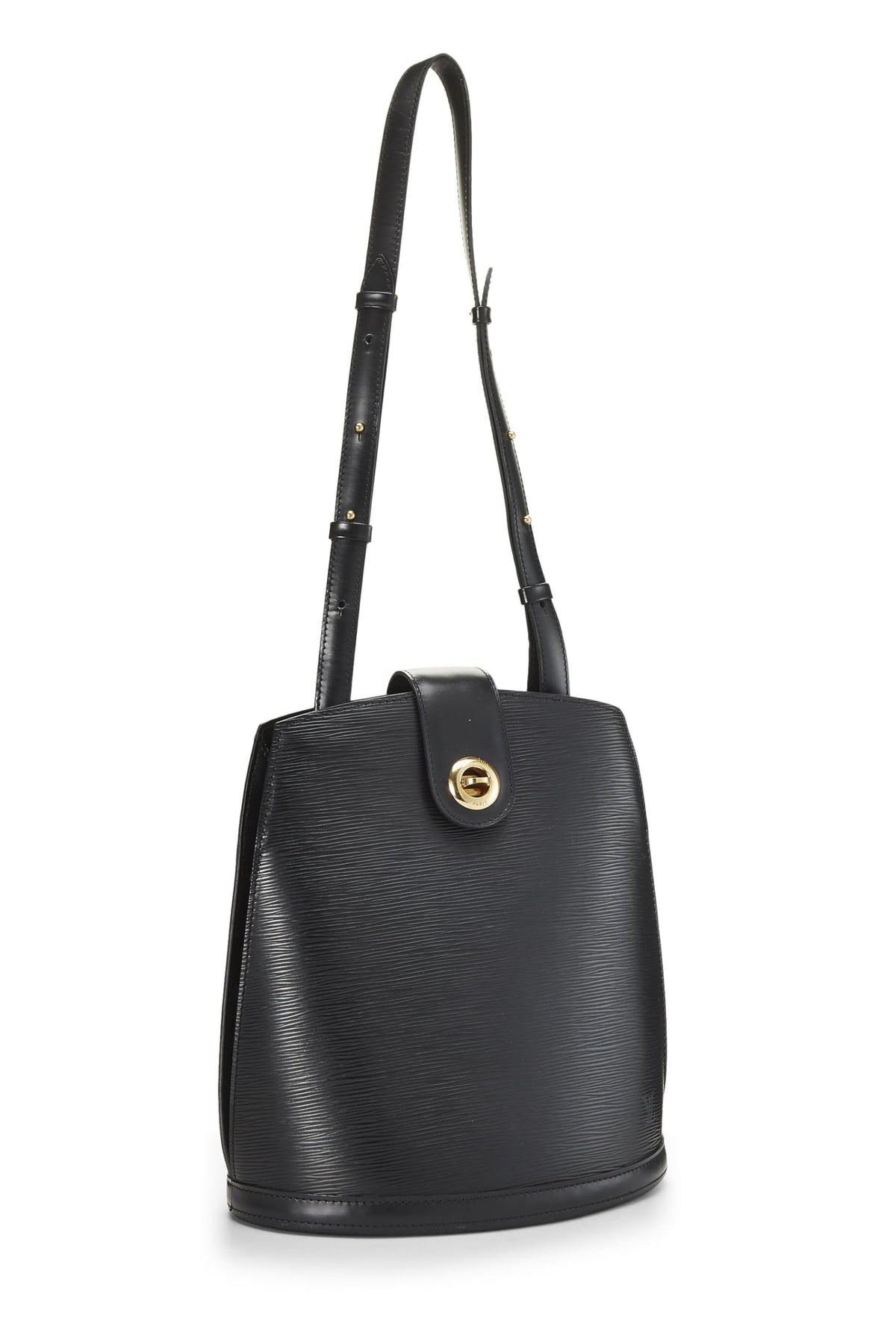 Louis Vuitton,  Black Epi Cluny, Black