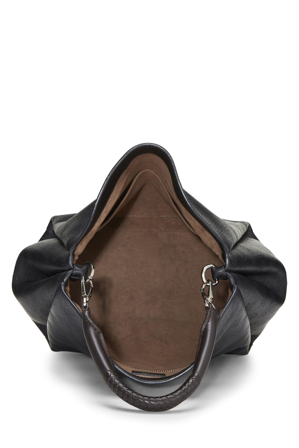 Louis Vuitton,  Black Monogram Mahina Babylone PM NM, Black