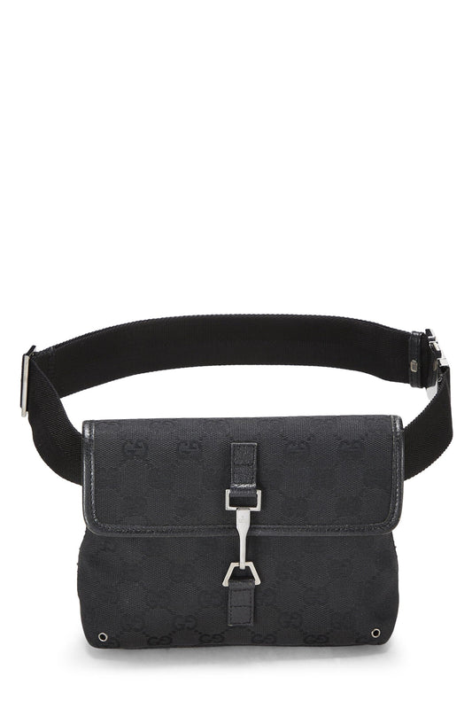 Gucci, Black GG Canvas Kandinsky Waist Pouch Small, Black
