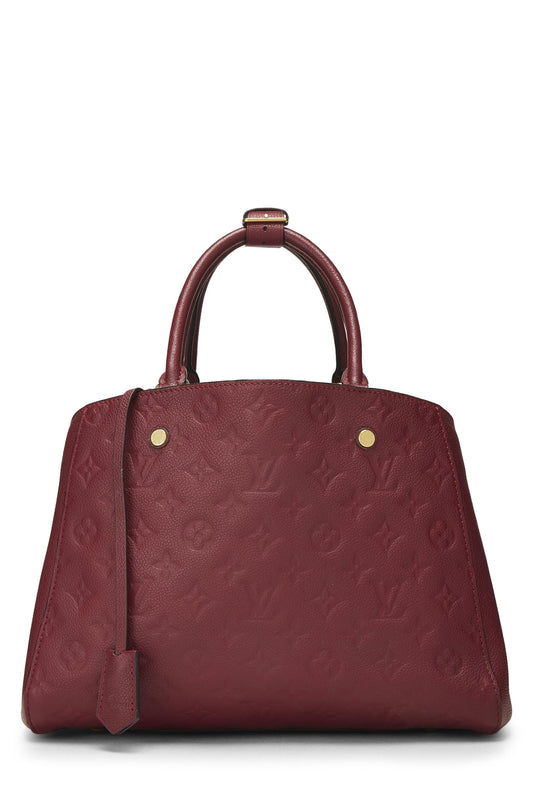 Louis Vuitton,  Aurore Monogram Empreinte Montaigne MM, Purple