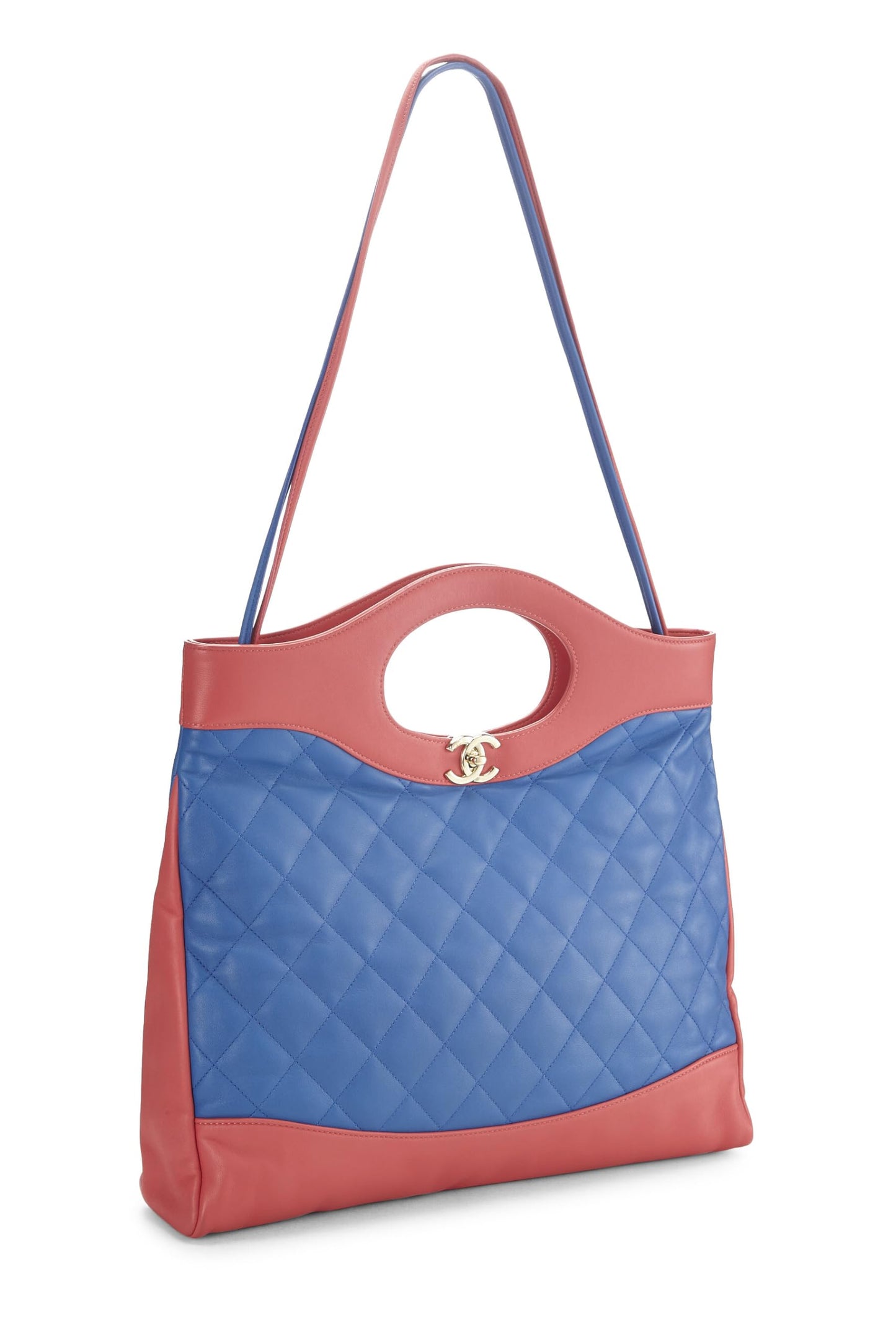 Chanel,  Multicolor Quilted Lambskin 31 Shopping Tote Large, Multi