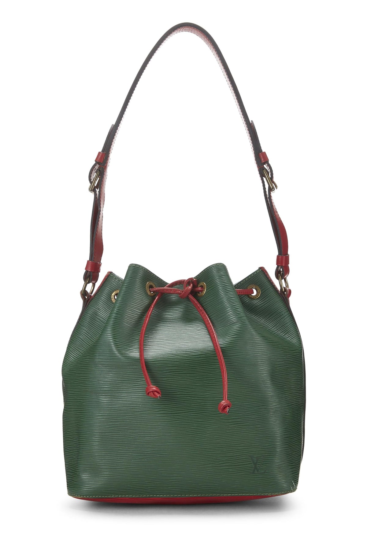 Louis Vuitton,  Bicolor Borneo Green & Red Epi Noé Petite, Multi