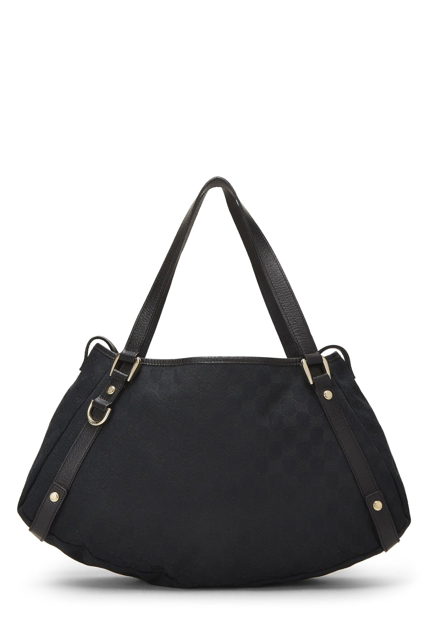 Gucci, Black Original GG Canvas Abbey Tote, Black