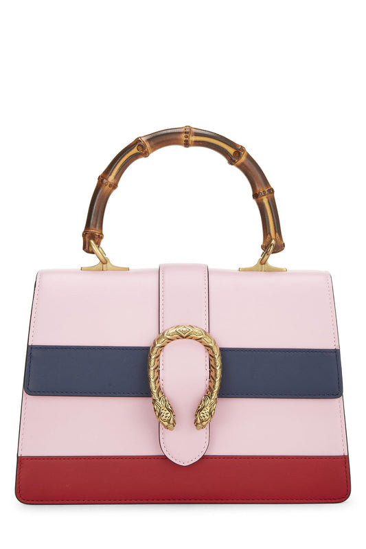 Gucci, Pink Leather Dionysus Bamboo Handbag, Pink
