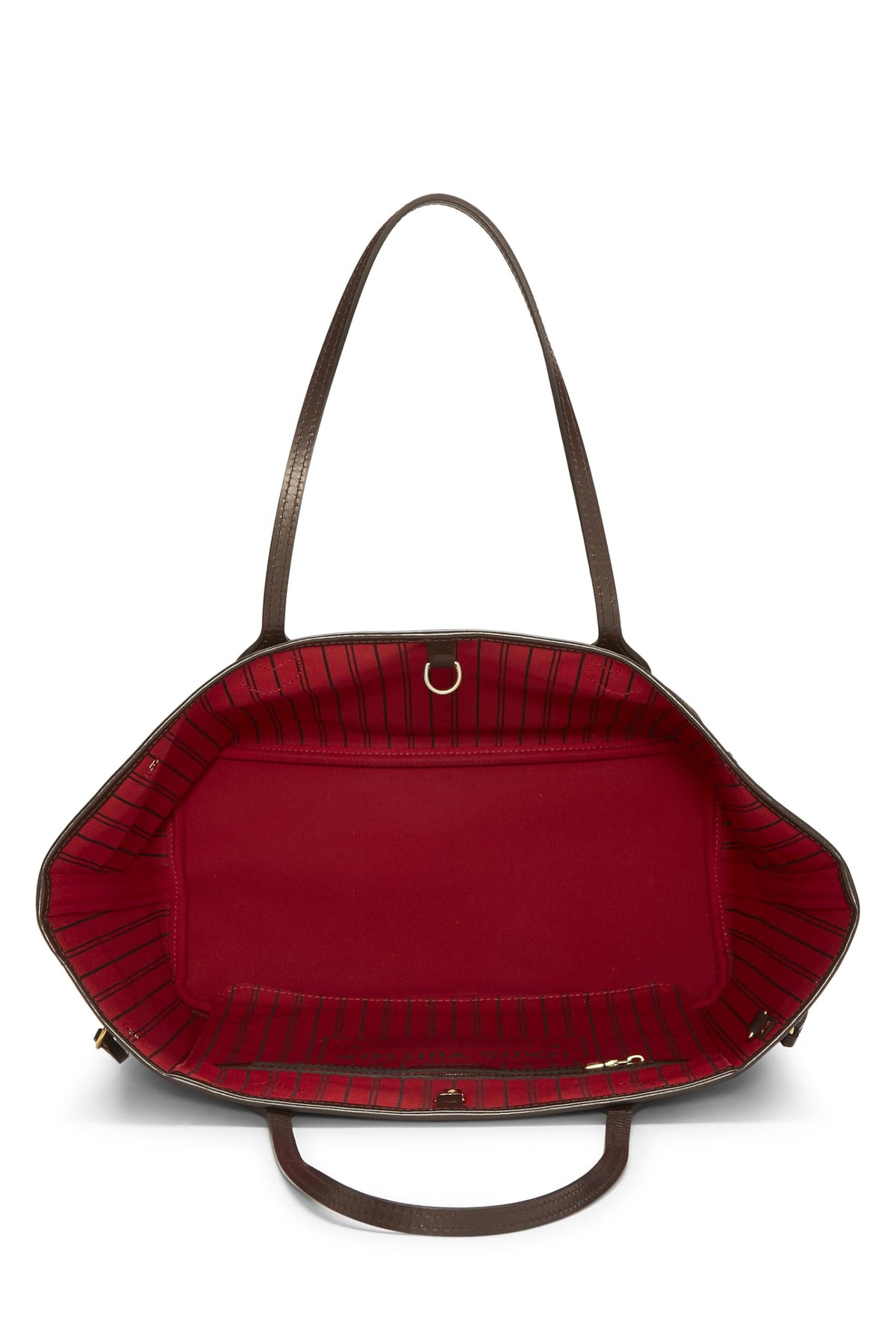 Louis Vuitton,  Damier Ebene Neverfull MM, Brown