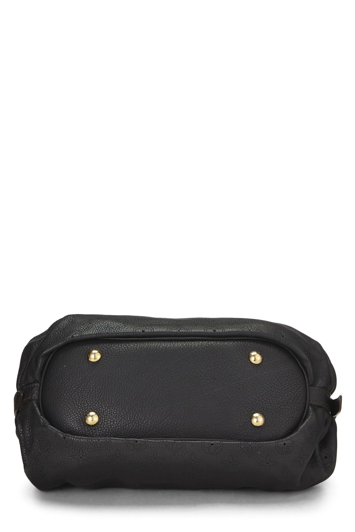 Louis Vuitton,  Black Monogram Mahina Leather XS, Black