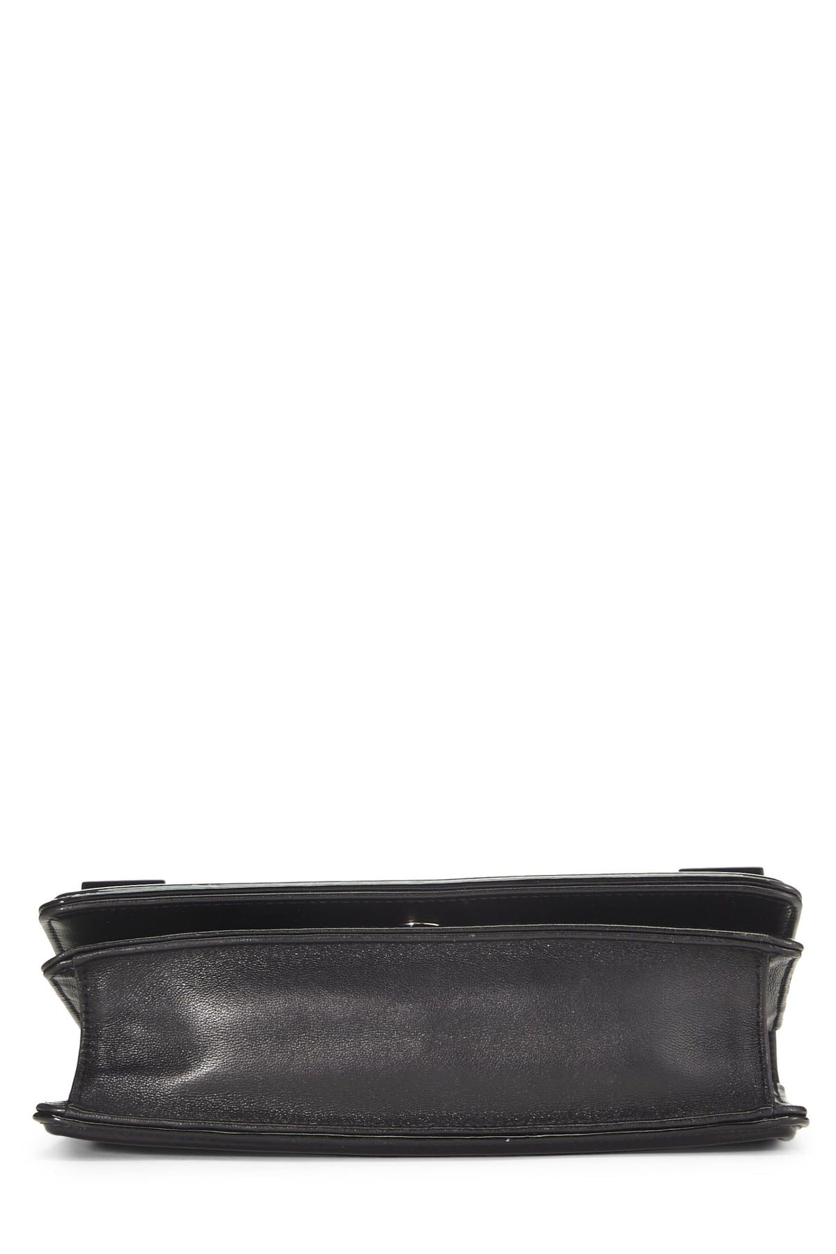 Chanel,  Black Patent Leather Boy Brick Flap, Black