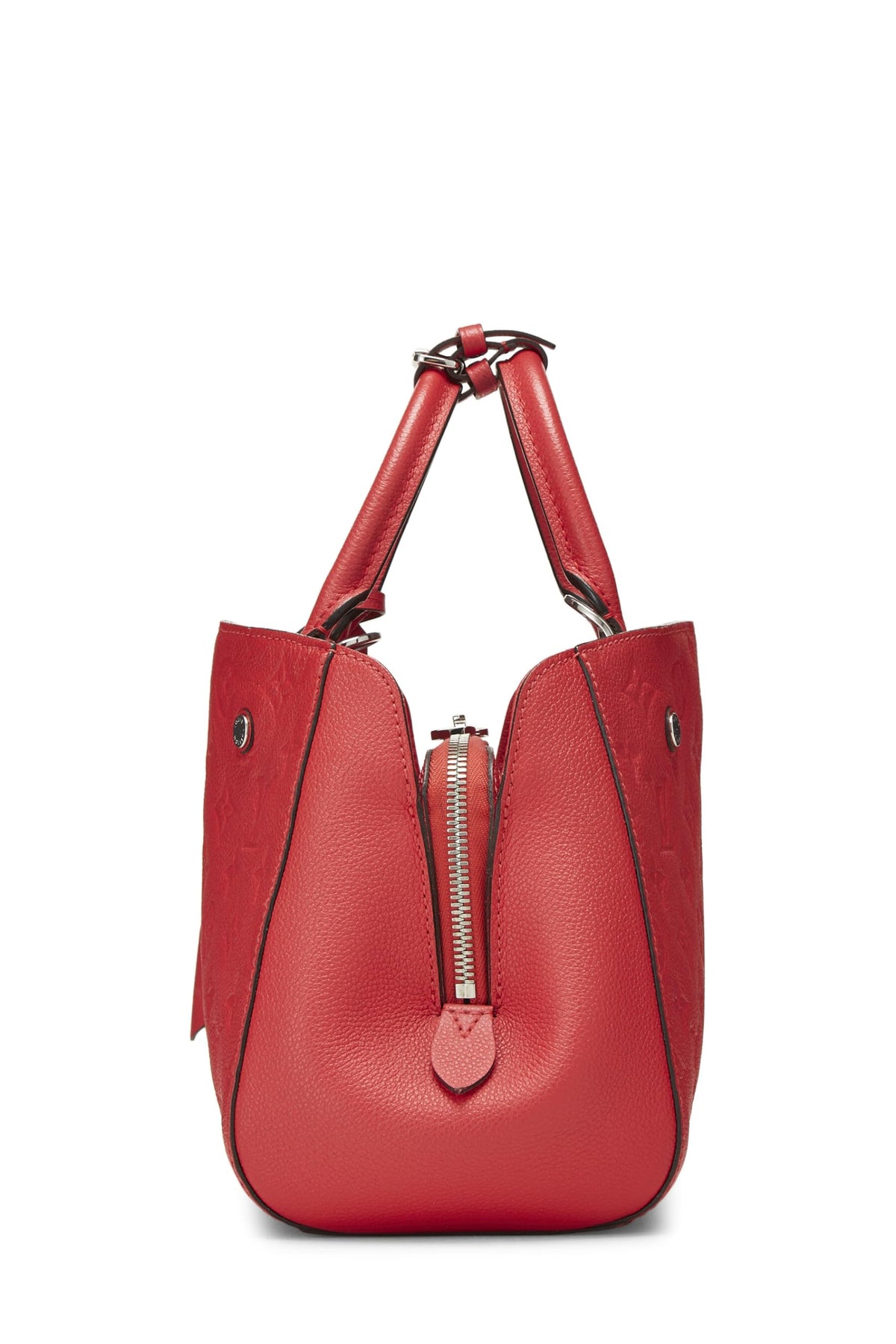 Louis Vuitton,  Red Monogram Empreinte Montaigne BB, Red