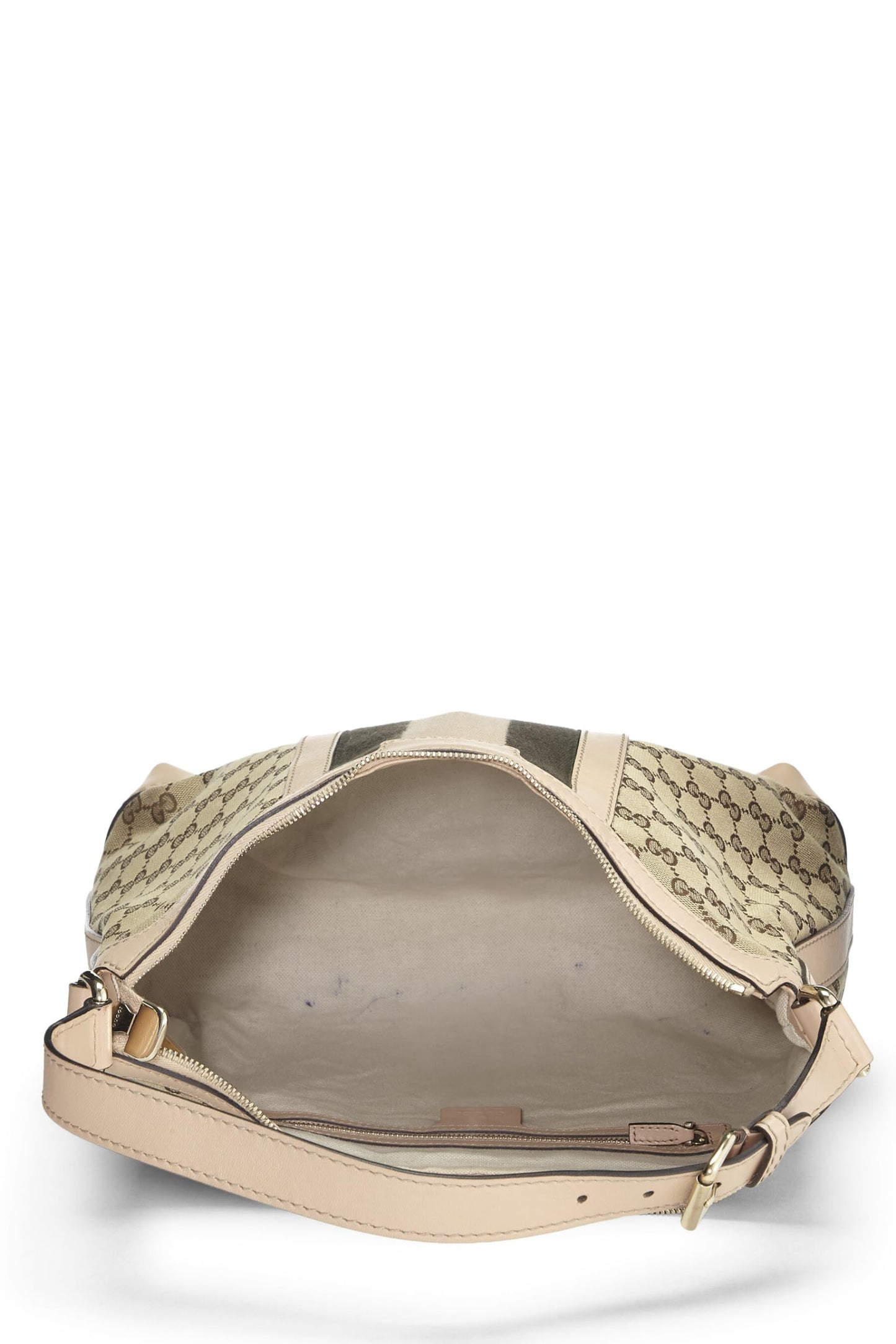 Gucci, Original GG Canvas Vintage Web Hobo Medium, Pink