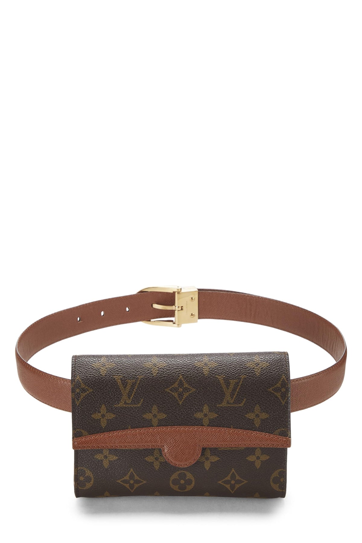 Louis Vuitton,  Monogram Canvas Arche Belt Bag, Brown