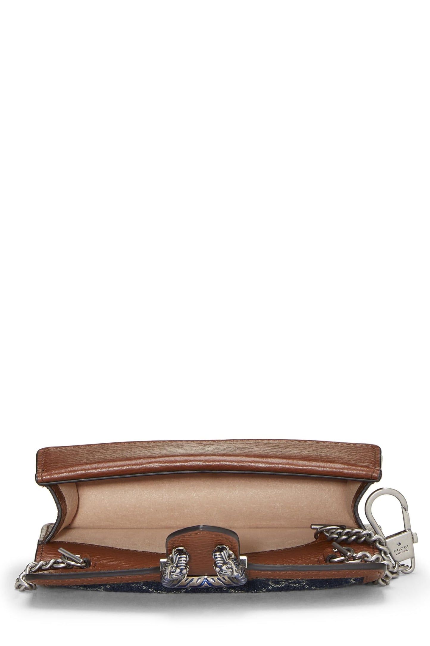 Gucci, Blue Denim Dionysus Crossbody Super Mini, Blue