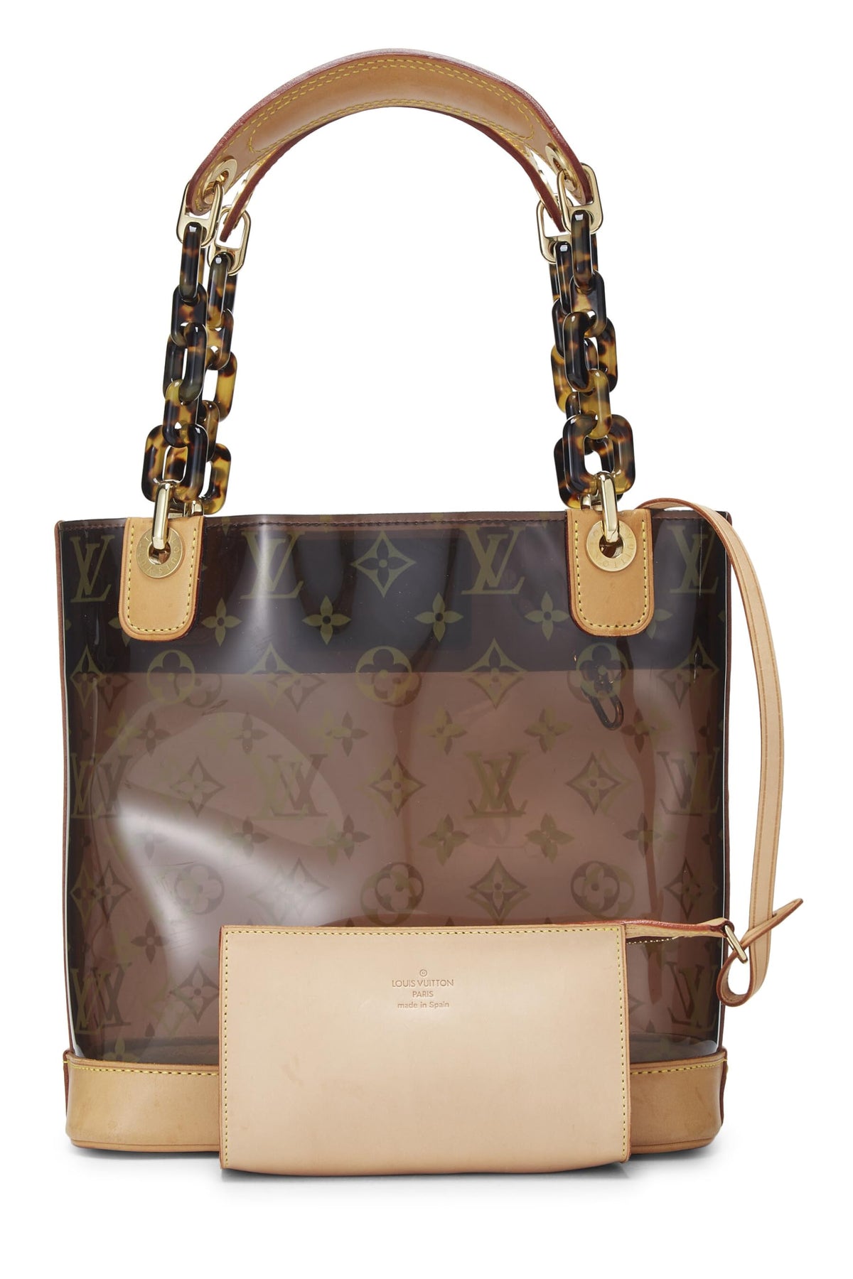 Louis Vuitton,  Monogram Ambre Vinyl Cabas PM, Brown
