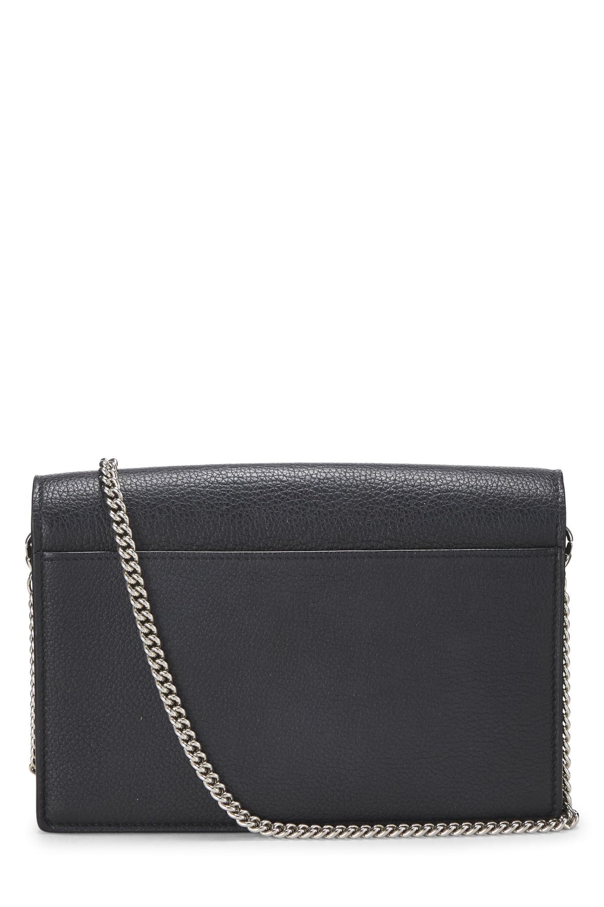 Louis Vuitton,  Black Leather My Lockme Chain Bag BB, Black