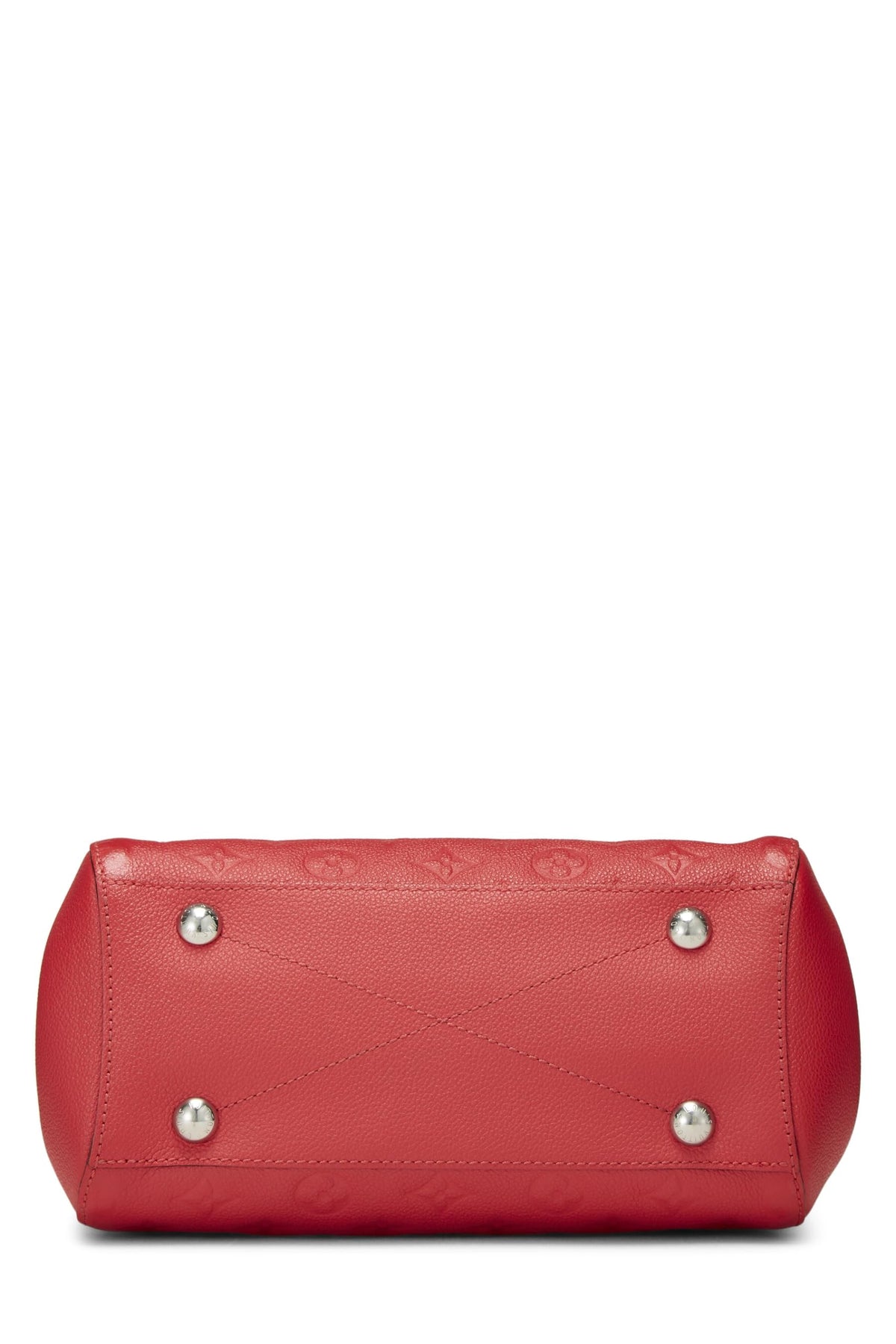 Louis Vuitton,  Red Monogram Empreinte Montaigne BB, Red
