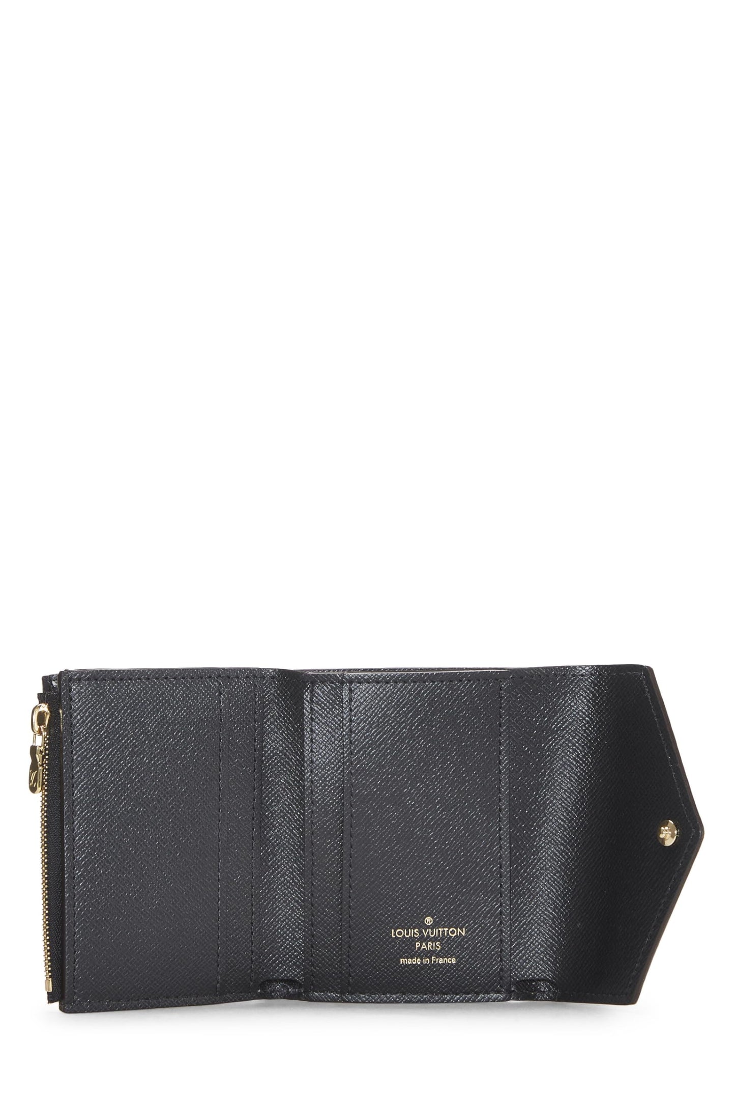 Louis Vuitton,  Monogram Reversed Giant Canvas Zoe Wallet, Brown