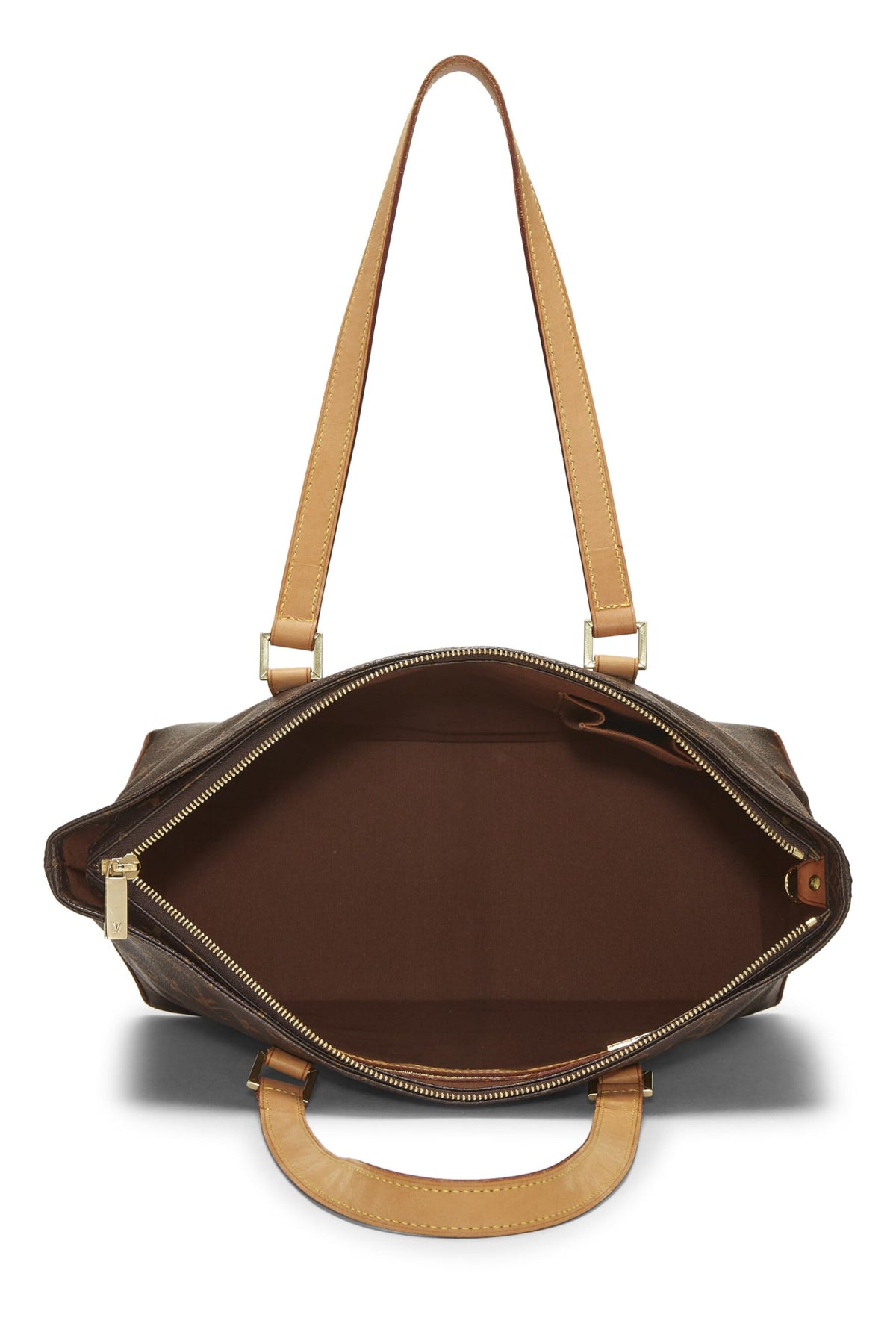 Louis Vuitton,  Monogram Canvas Cabas Mezzo, Brown