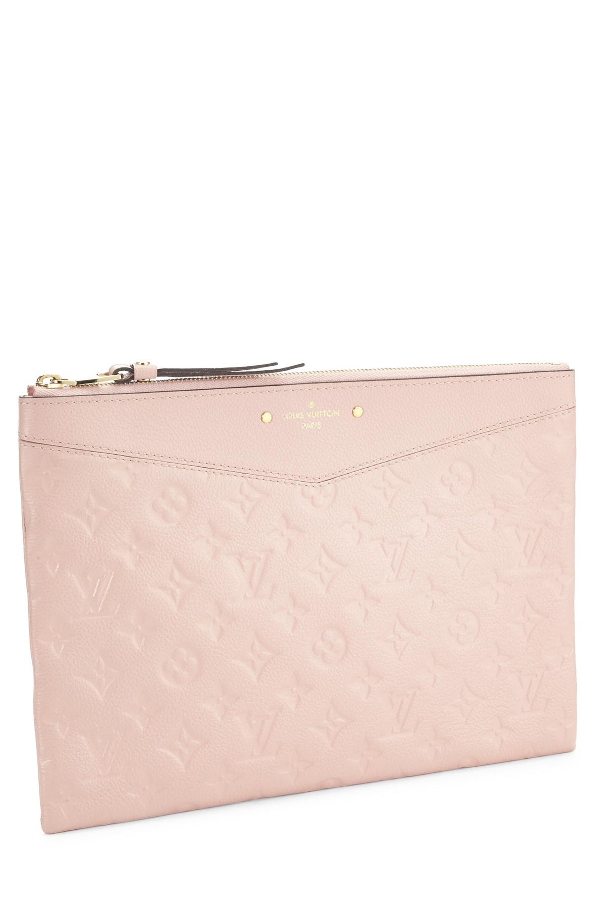Louis Vuitton,  Rose Poudre Monogram Empreinte Daily Pouch, Pink