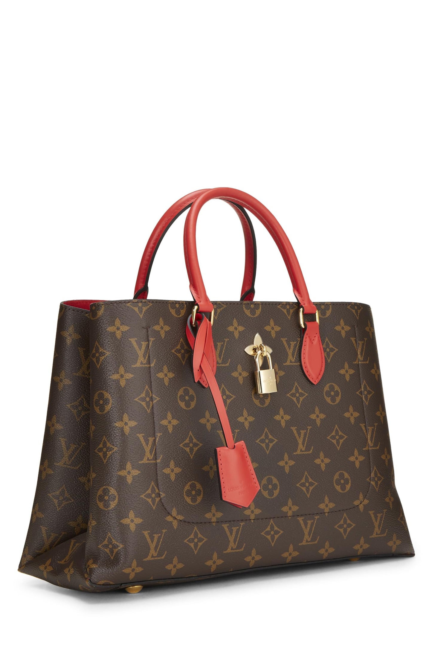 Louis Vuitton,  Red Monogram Flower Tote, Red
