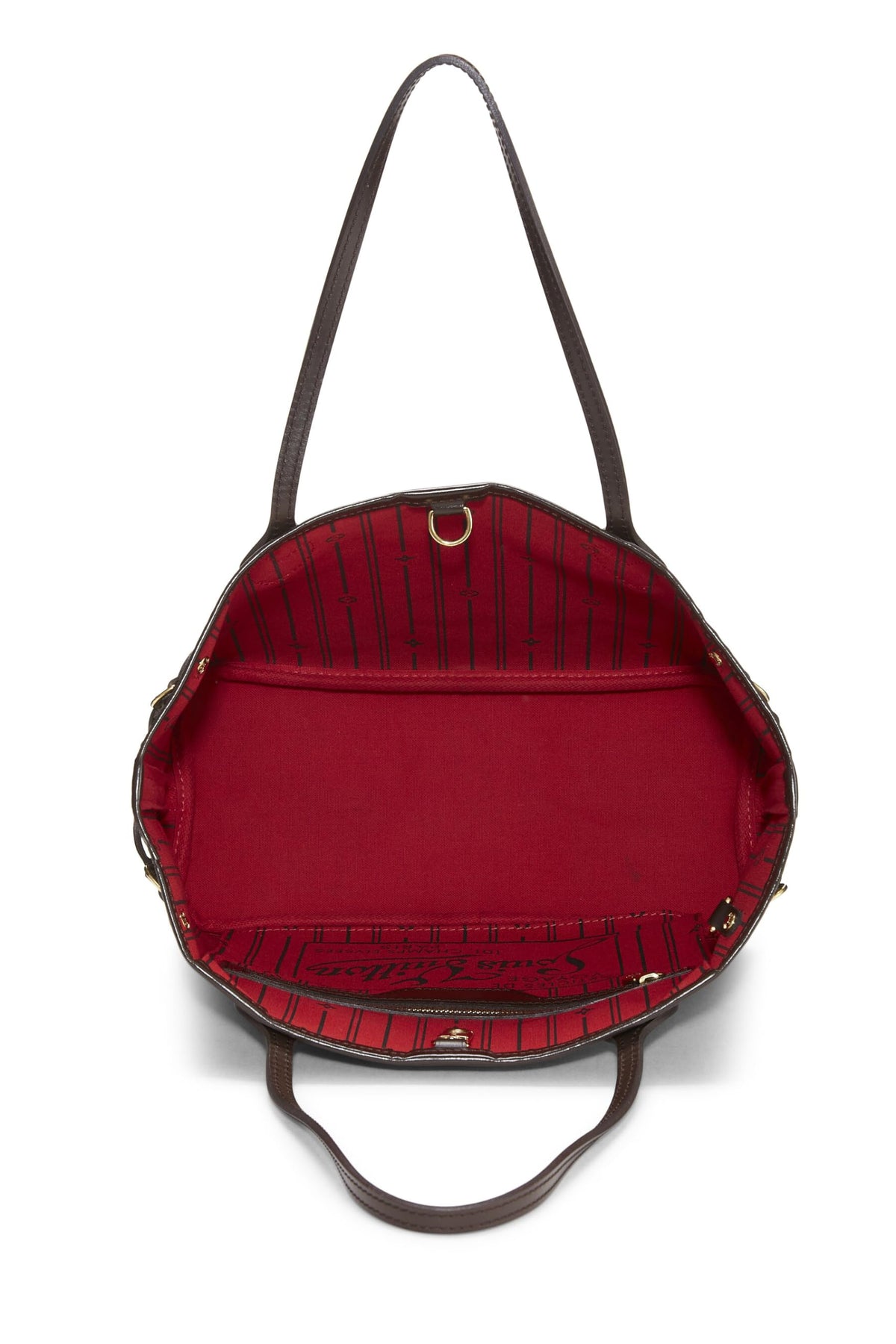 Louis Vuitton,  Damier Ebene Neverfull PM, Brown