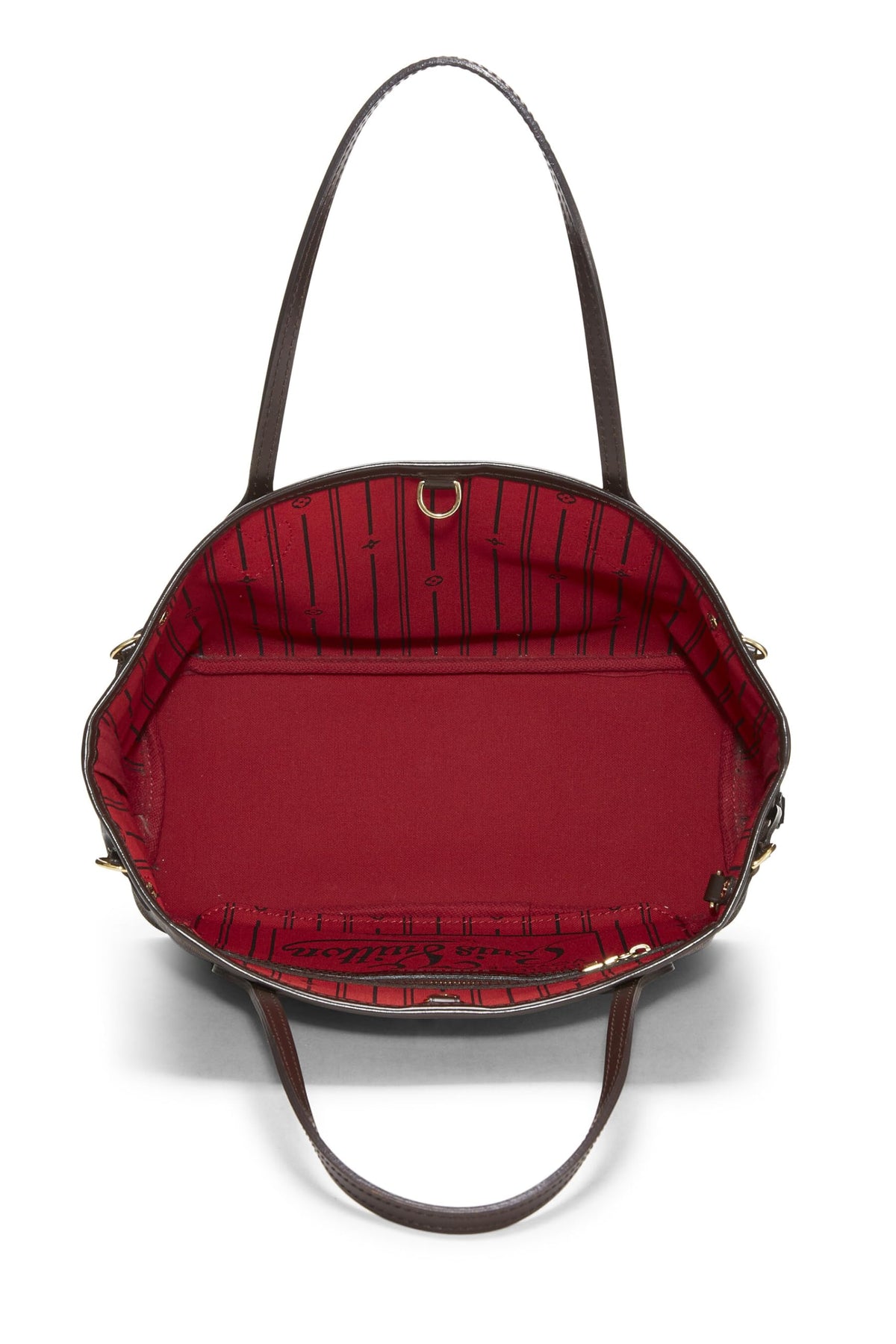 Louis Vuitton,  Damier Ebene Neverfull PM, Brown
