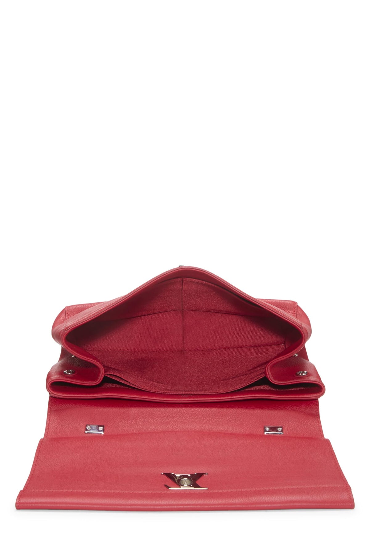 Louis Vuitton,  Red Leather Lockme II, Red