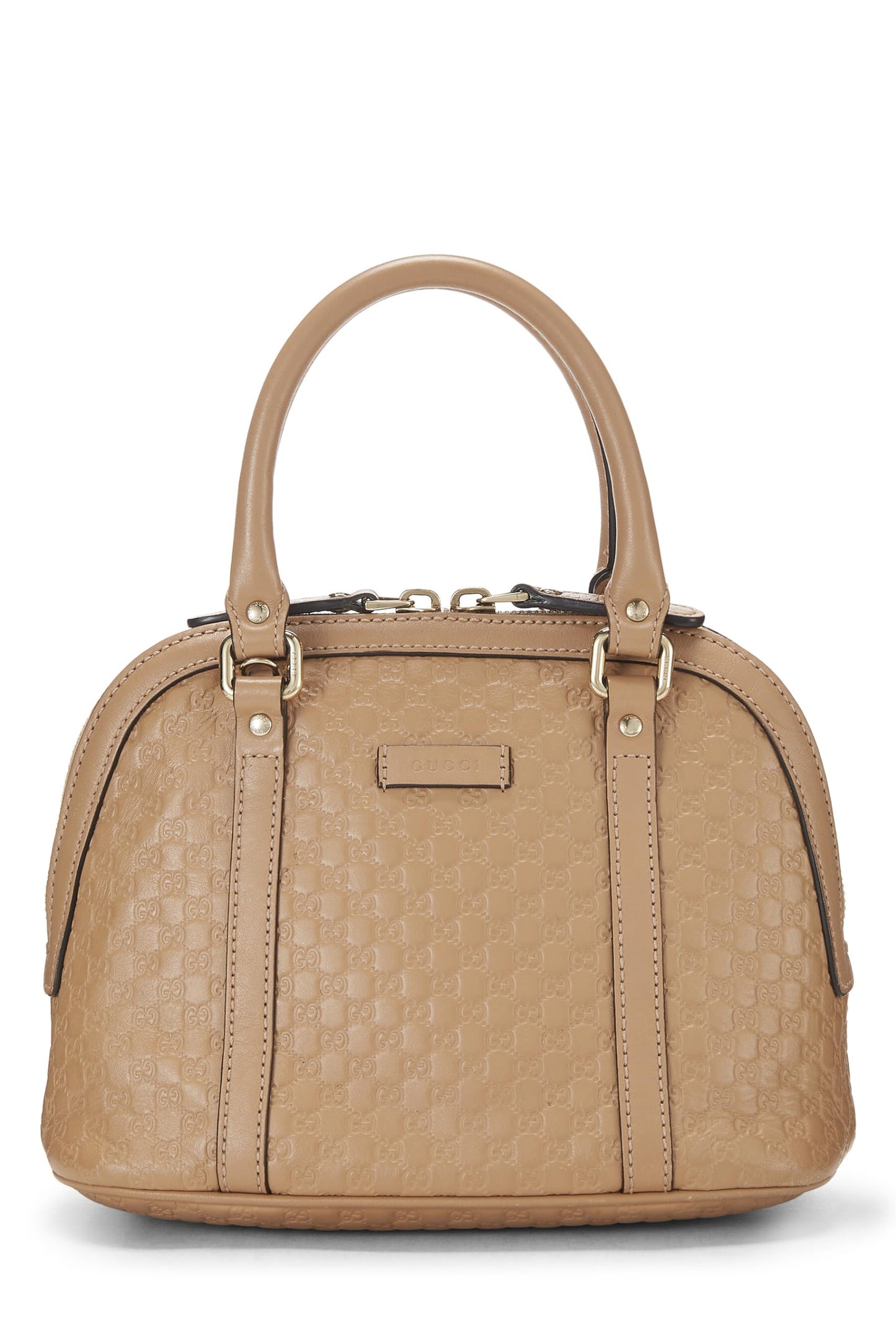 Gucci, Beige Microguccissima Leather Nice Dome Mini, Beige