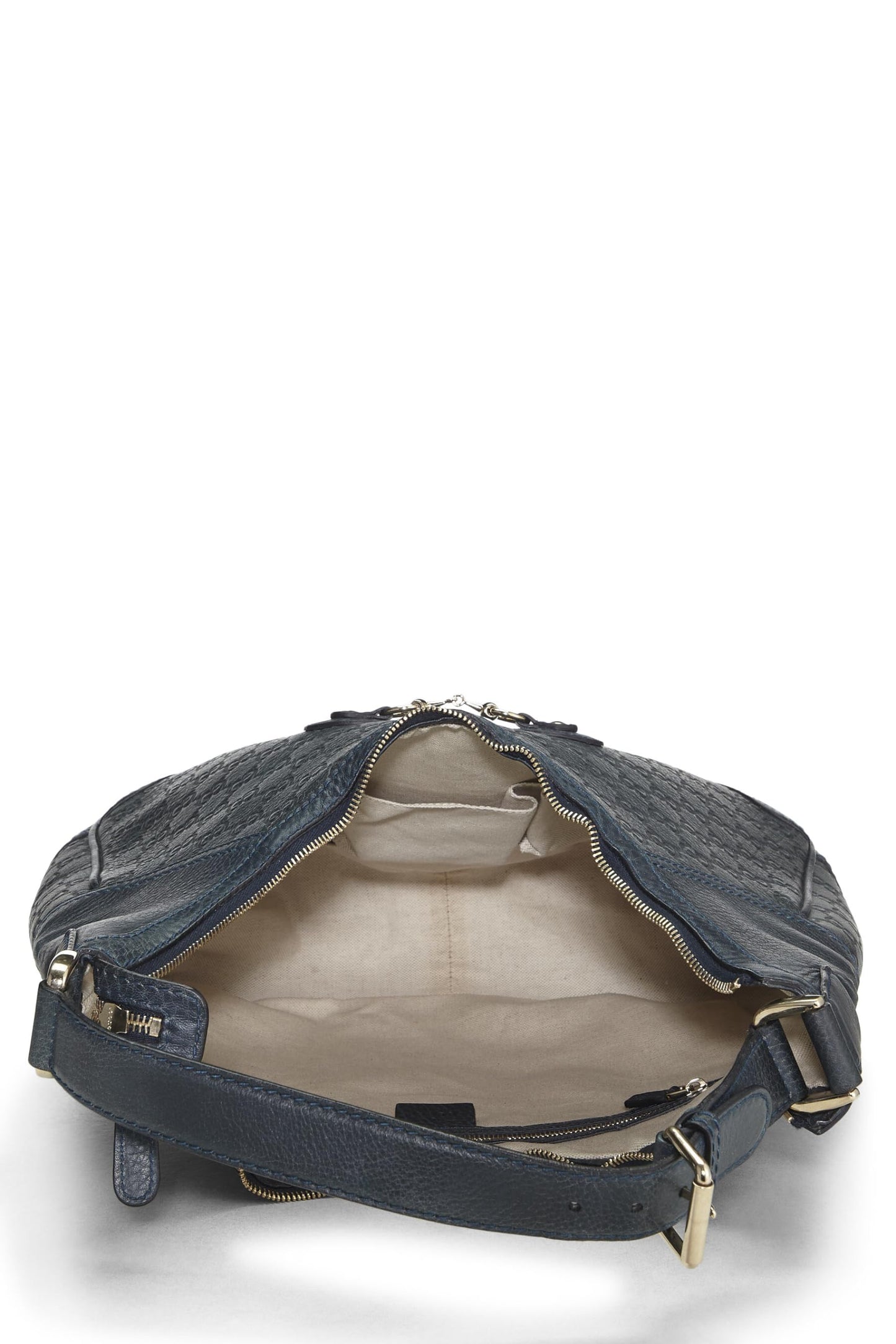 Gucci, Navy Guccissima Leather Catherine Hobo, Navy