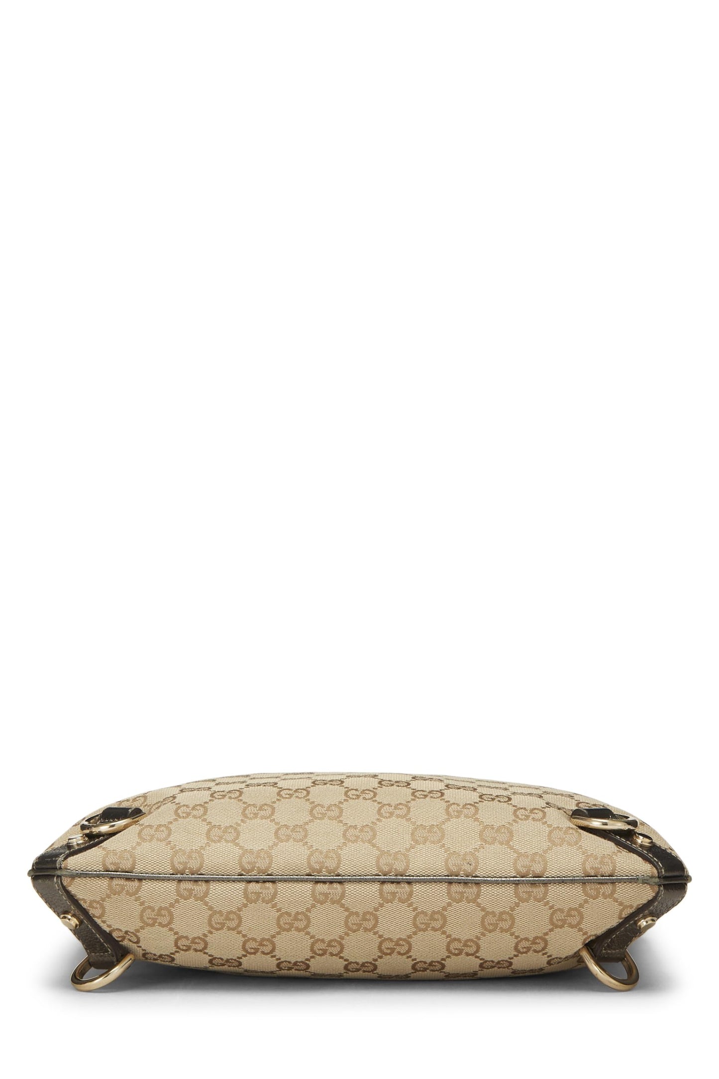 Gucci, Gold Original GG Canvas Abbey Messenger, Gold