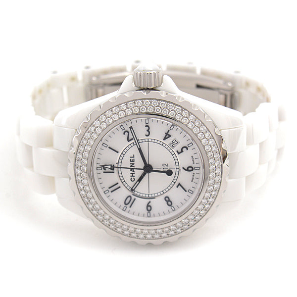 Chanel J12 Diamond Bezel Quartz Watch H0967