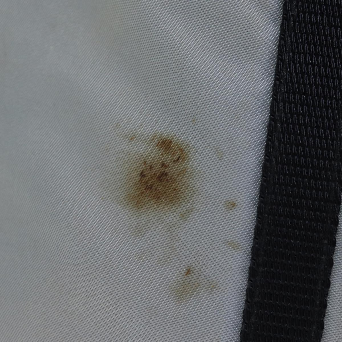 PRADA Tote Bag Nylon Gray Auth 72560