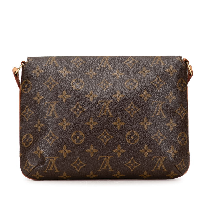 Louis Vuitton Monogram Museet Tango Short Handbag M51257 Brown PVC Leather  Louis Vuitton